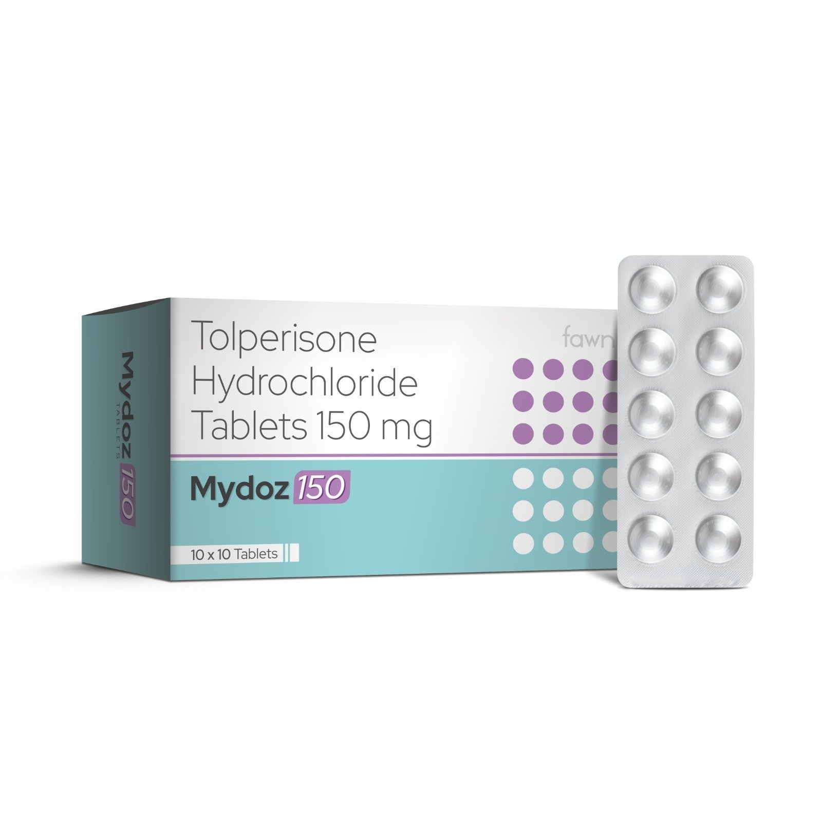 Tolperisone Hydrochloride Tablets 150 Mg - MYDOZ 150 Tablet image 2