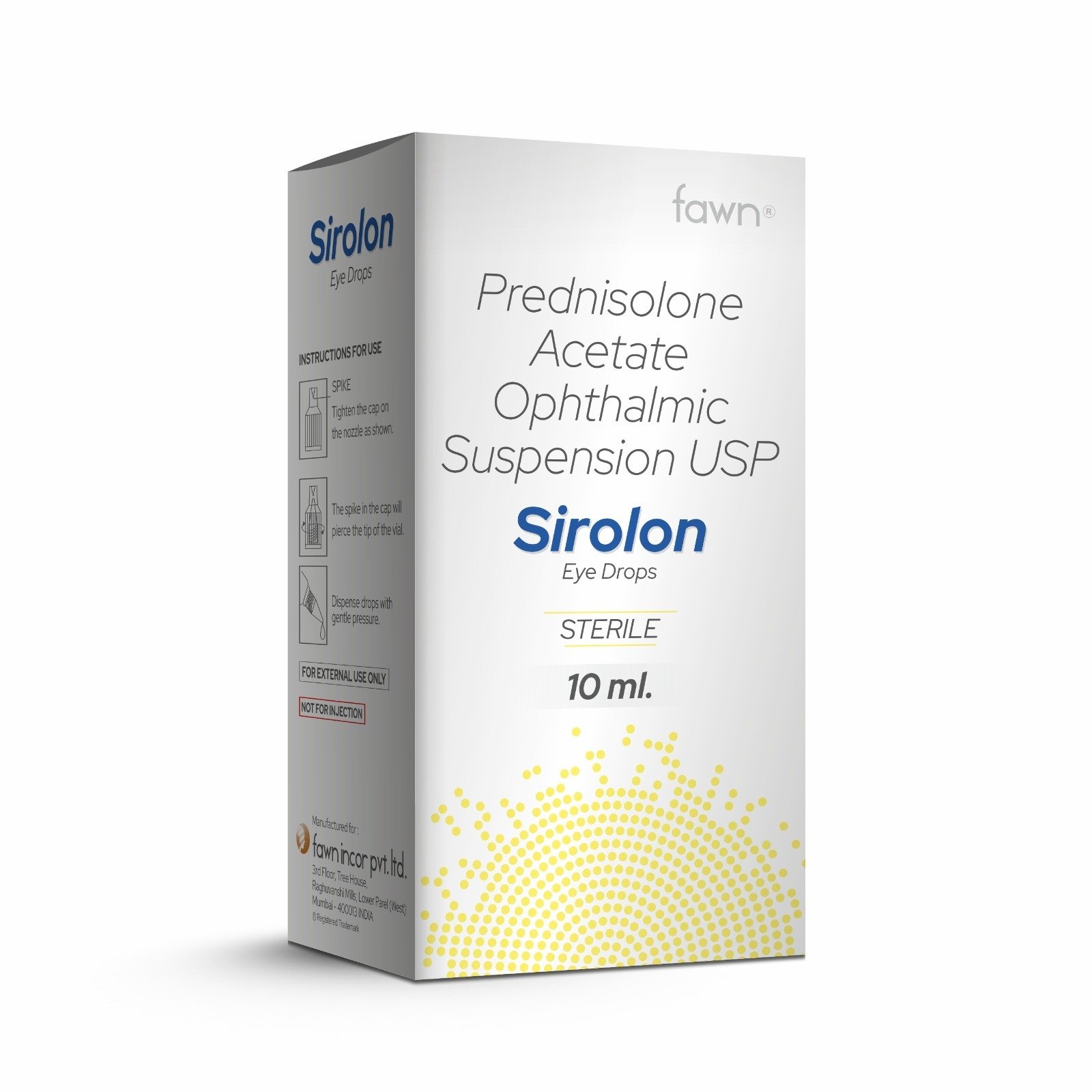 Prednisolone Acetate Ophthalmic Suspension USP - SIROLON Eye Drop