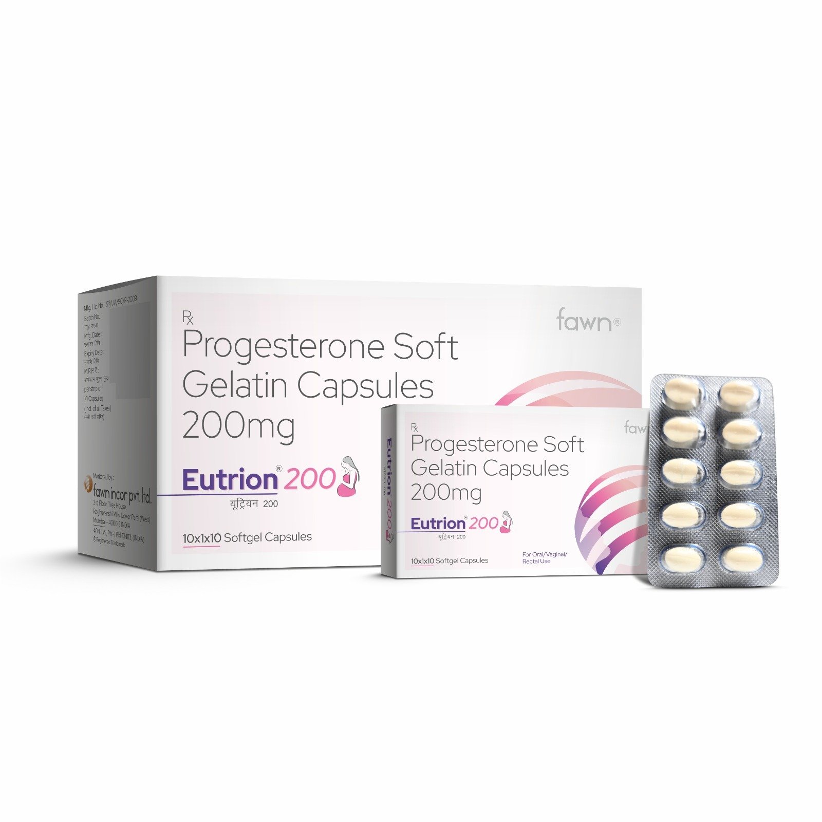 Progesterone Soft Gelatin Capsules 200 Mg - EUTRION 200 Softgel image 2