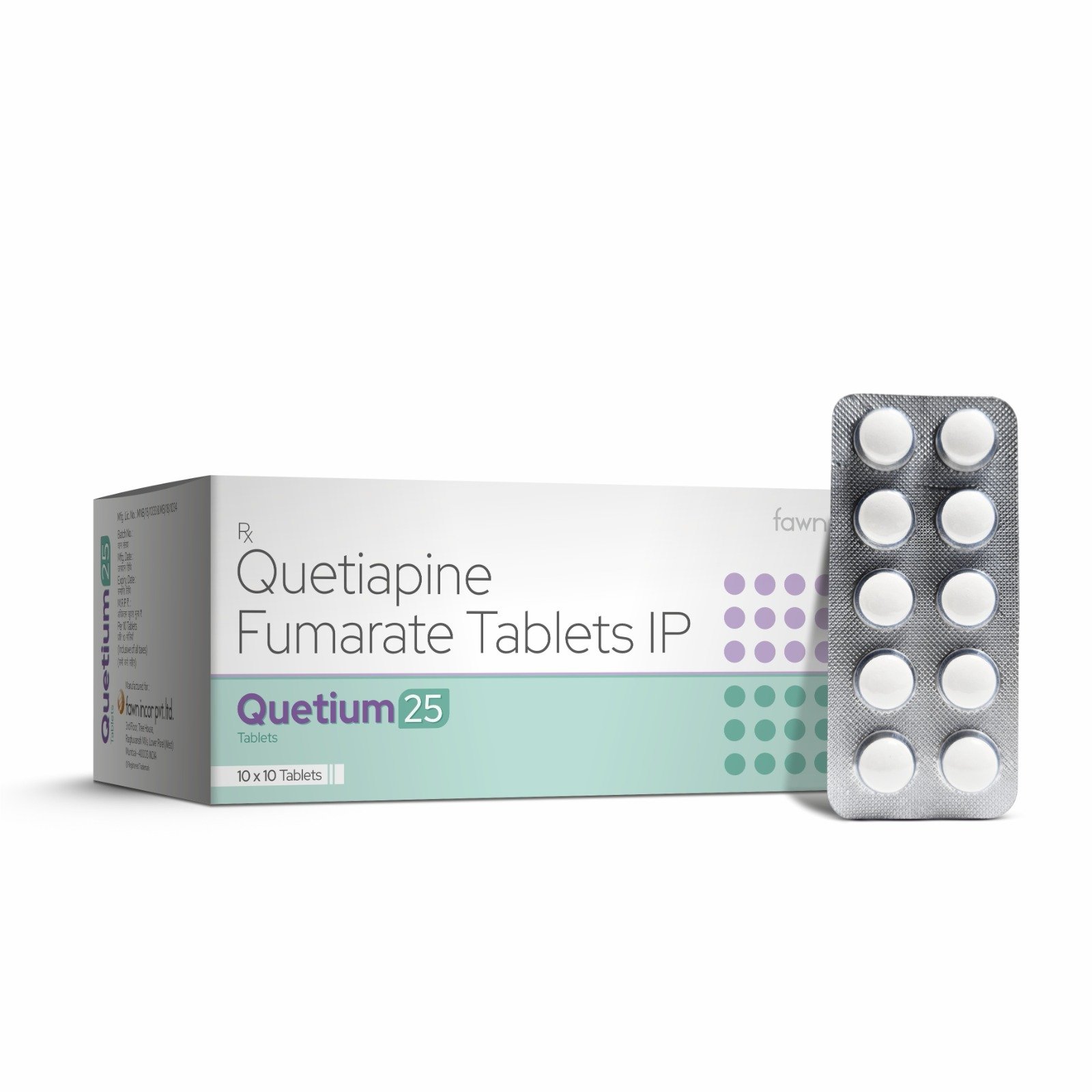 Quetiapine Fumarate Tablets IP 25 Mg - QUETIUM 25 Tablets
