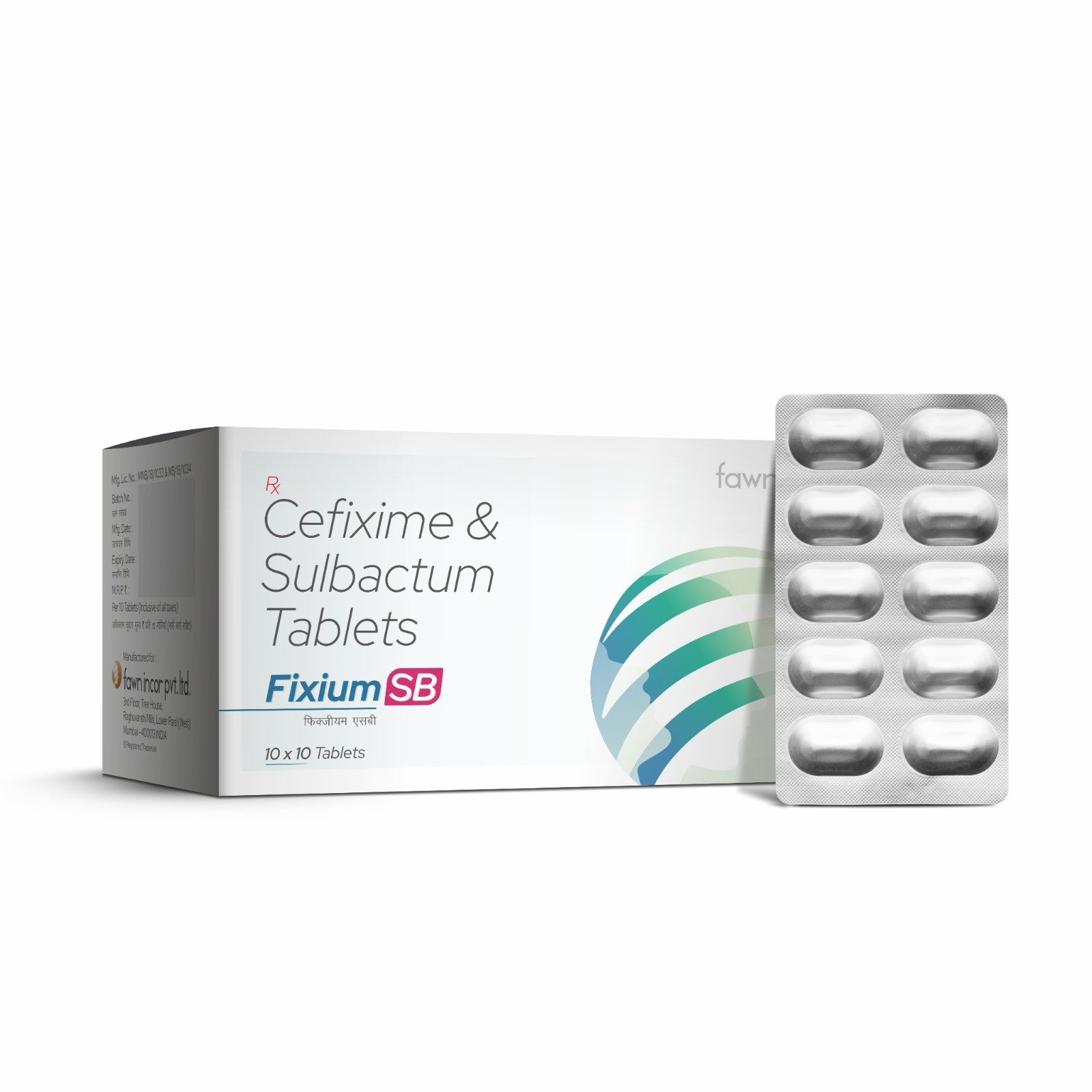 Cefixime & Sulbactam Tablets - FIXIUM SB Tablets