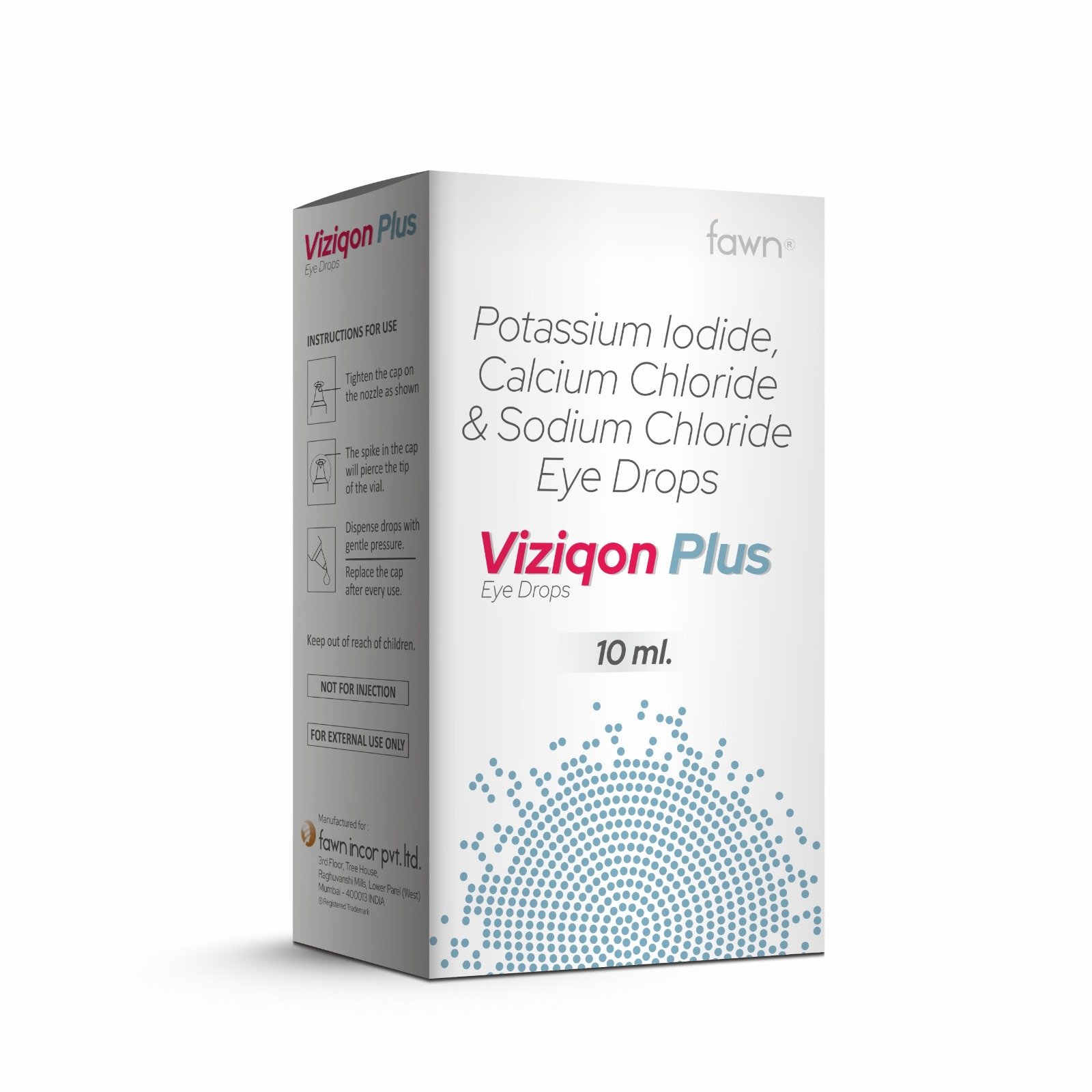 Potassium Iodide, Calcium Chloride & Sodium Chloride Eye Drop - VIZIQON PLUS Eye Drop