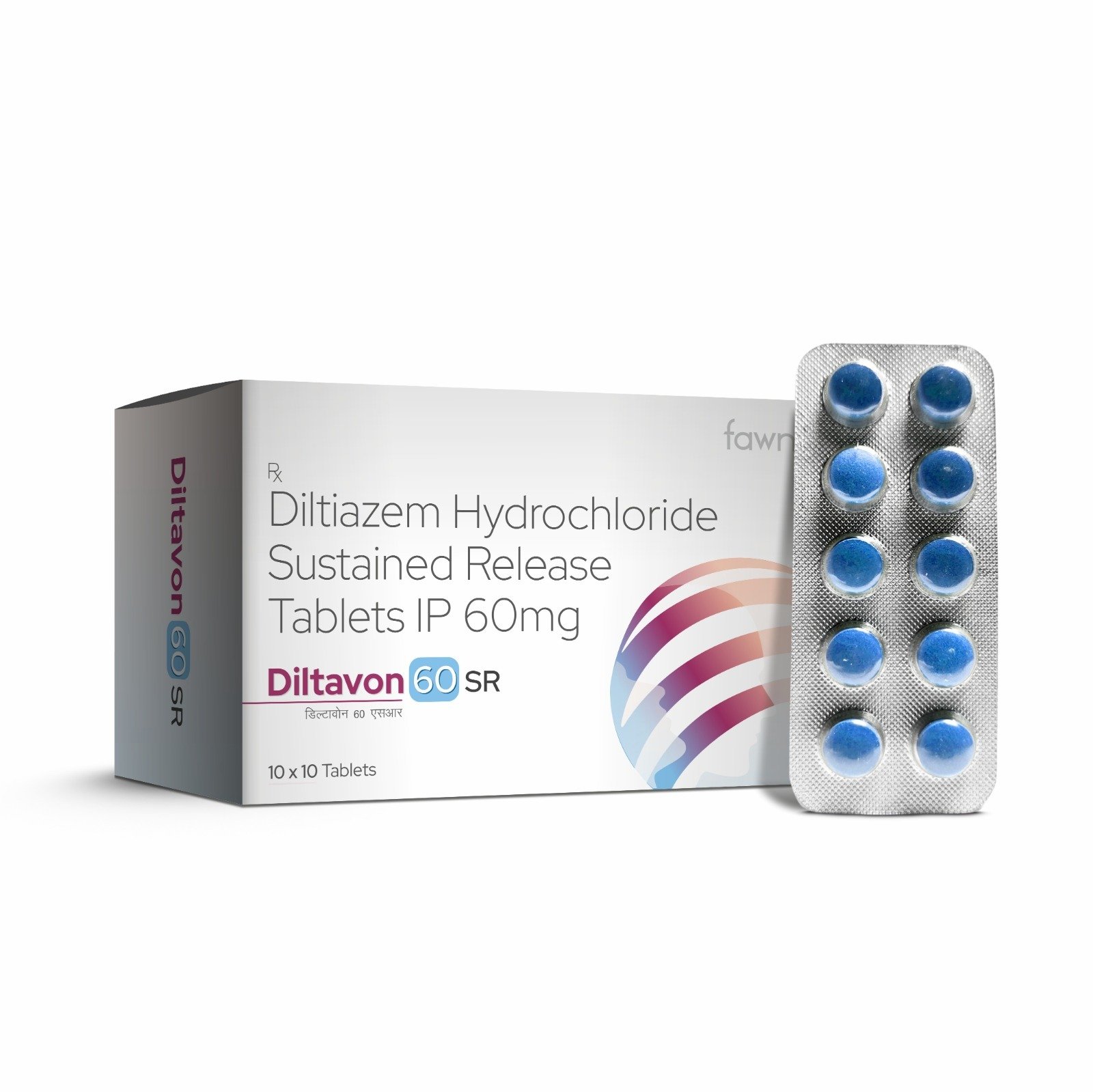 Diltiazem Hydrochloride Sustained Release Tablets 60 Mg - DILTAVON 60 SR