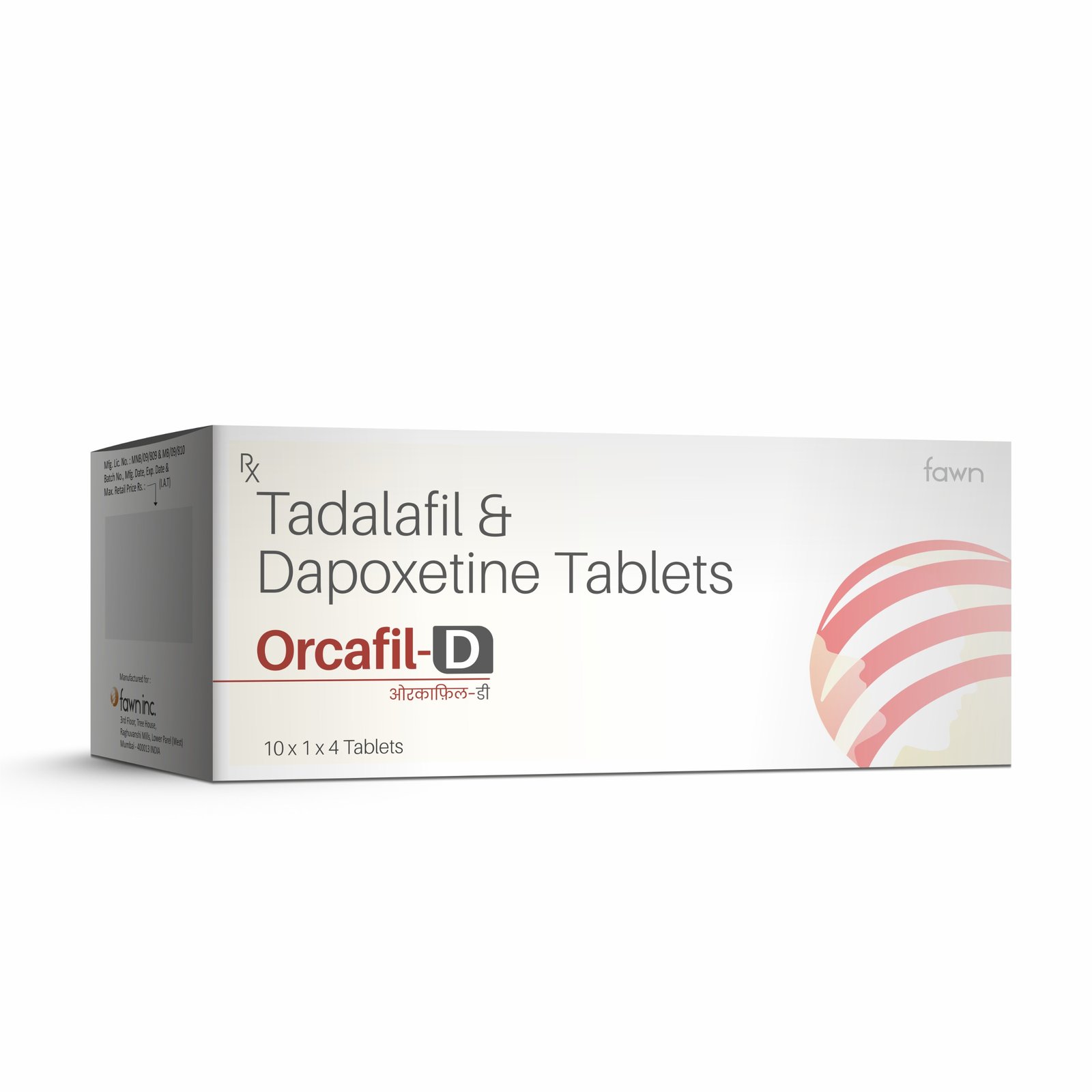 ORCAFIL D - Tadalafil & Dapoxetine Tablets