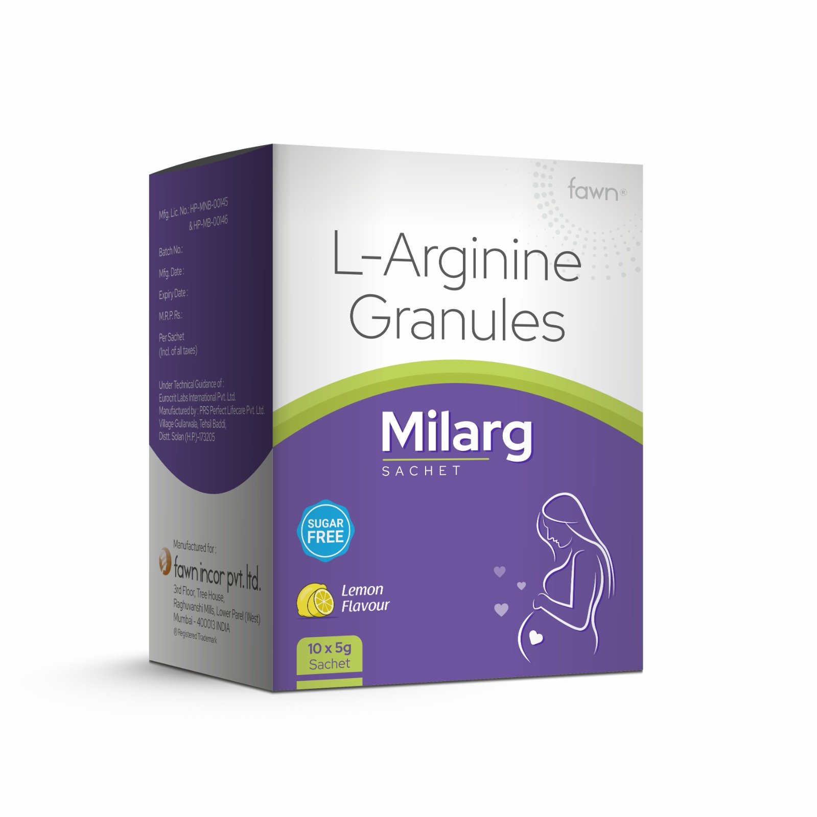 L-Arginine Granules Sachet - MILARG Sachets