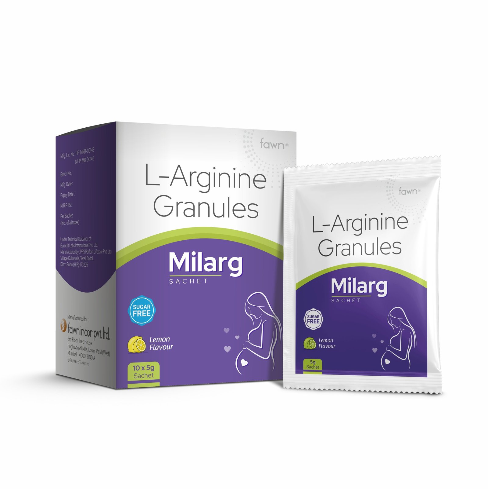 L-Arginine Granules Sachet - MILARG Sachets image 2