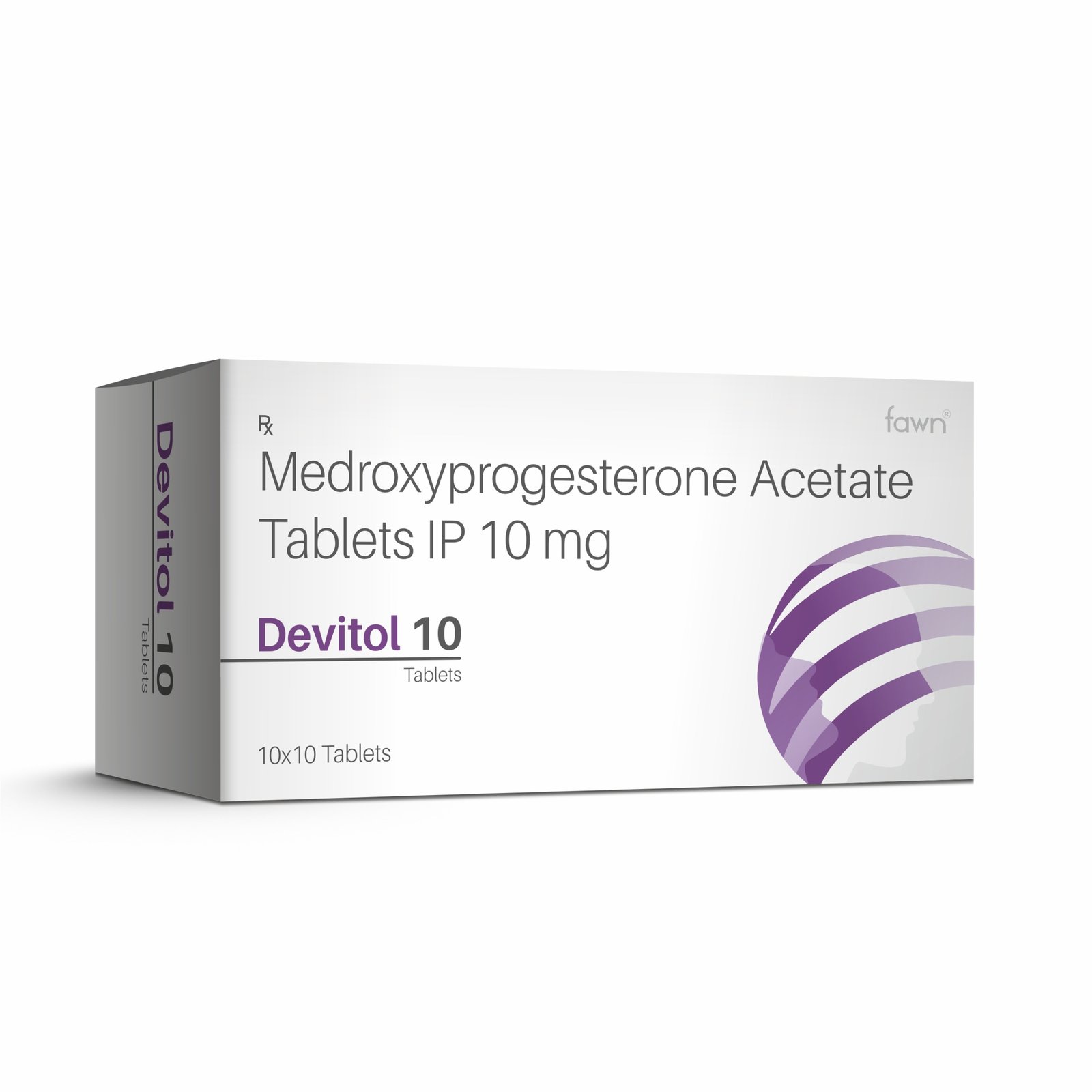 Medroxyprogesterone Acetate Tablets 10 Mg - DEVITOL 10
