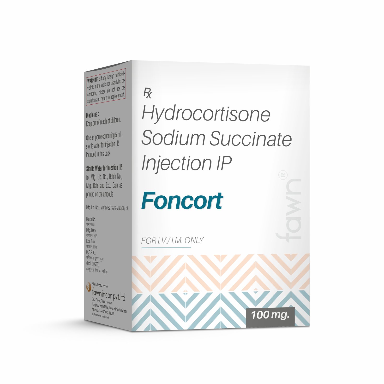 Hydrocortisone Sodium Succinate Injection IP - FONCORT Injection