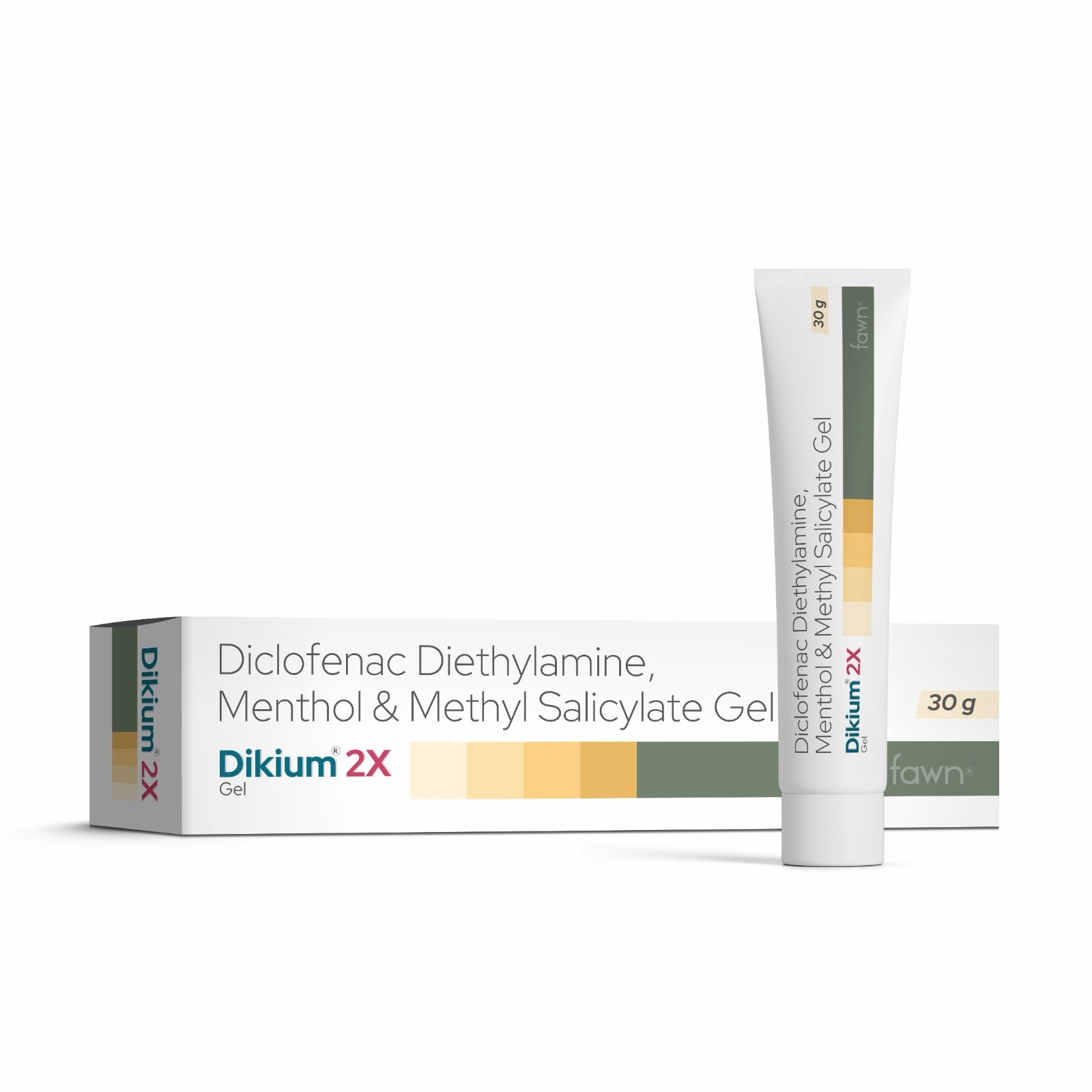 Diclofenac Diethylamine Menthol & Methyl Salicyla Gel - Dikium 2X Gel image 2