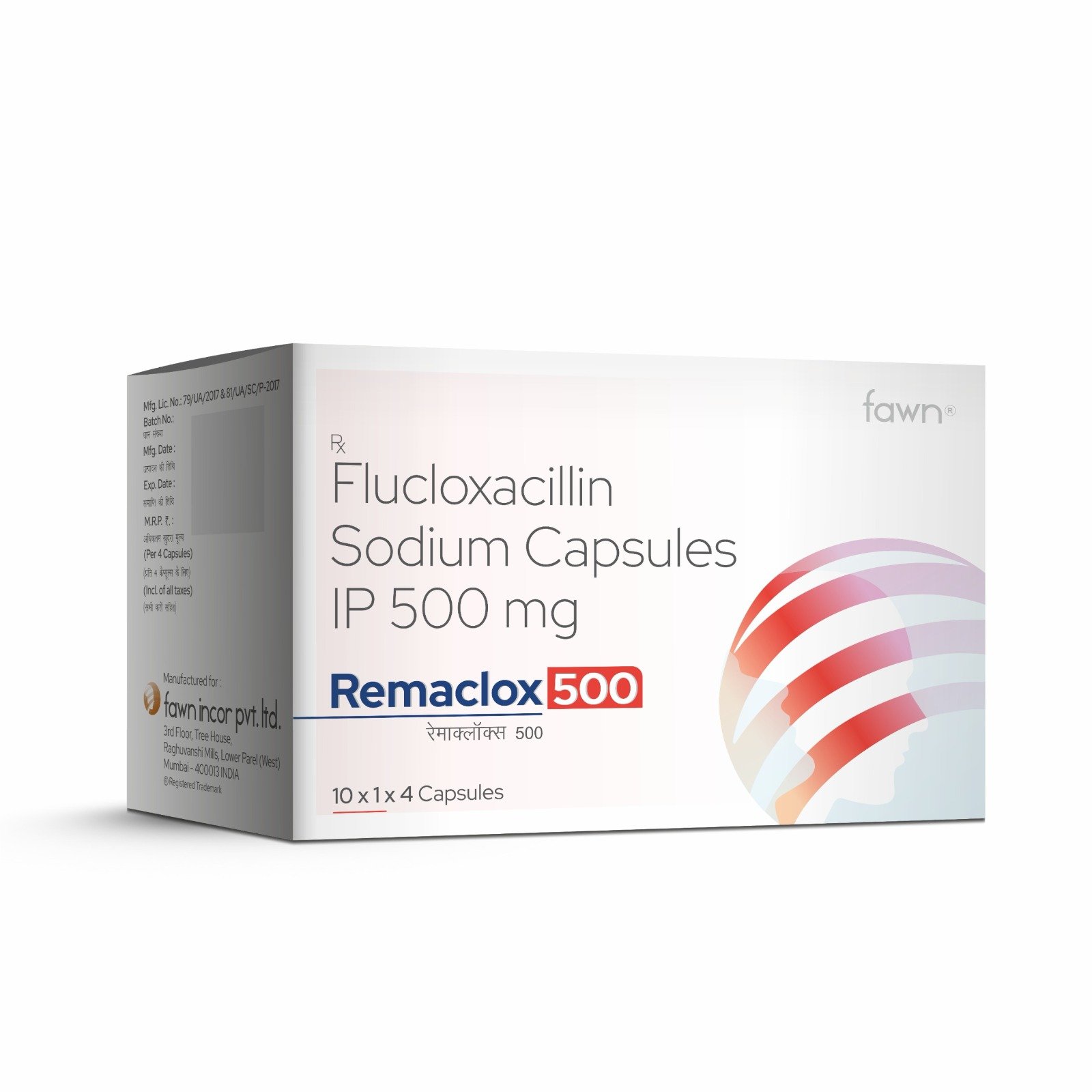 Flucloxacillin Sodium Capsules IP 500 Mg - REMACLOX 500 Capsules