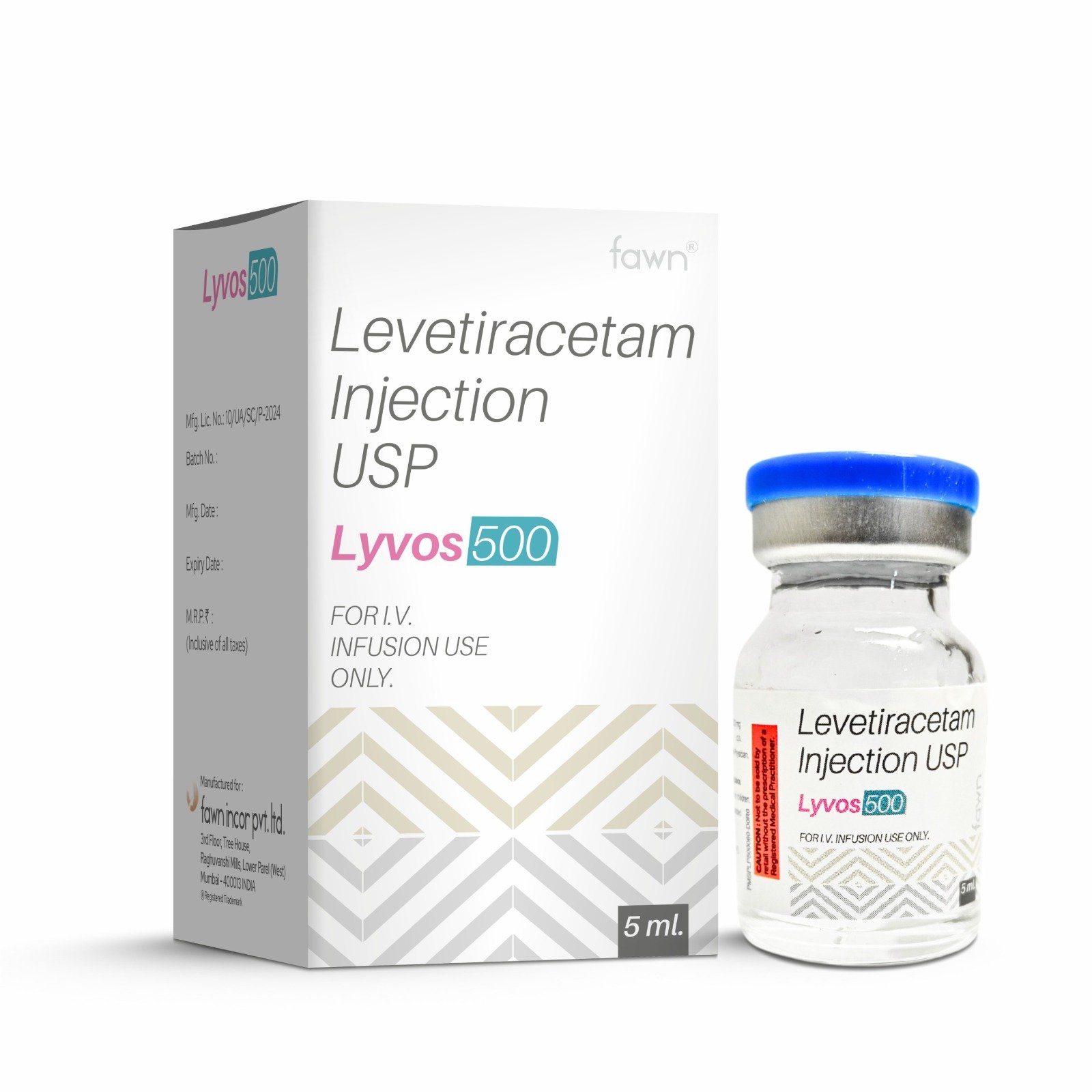 Levetiracetam Injection USP - LYVOS 500 Injection image 2
