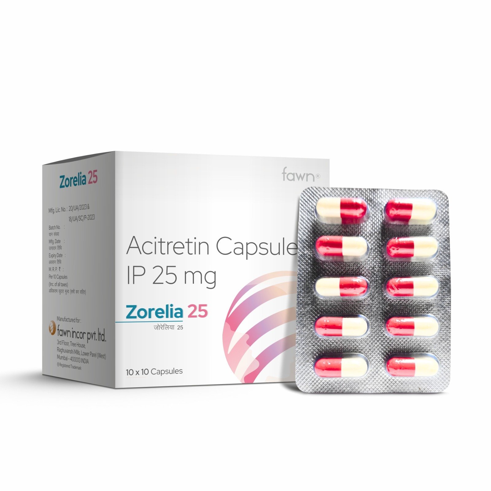 Acitretin Capsules IP 25 Mg - ZORELIA 25 Capsules