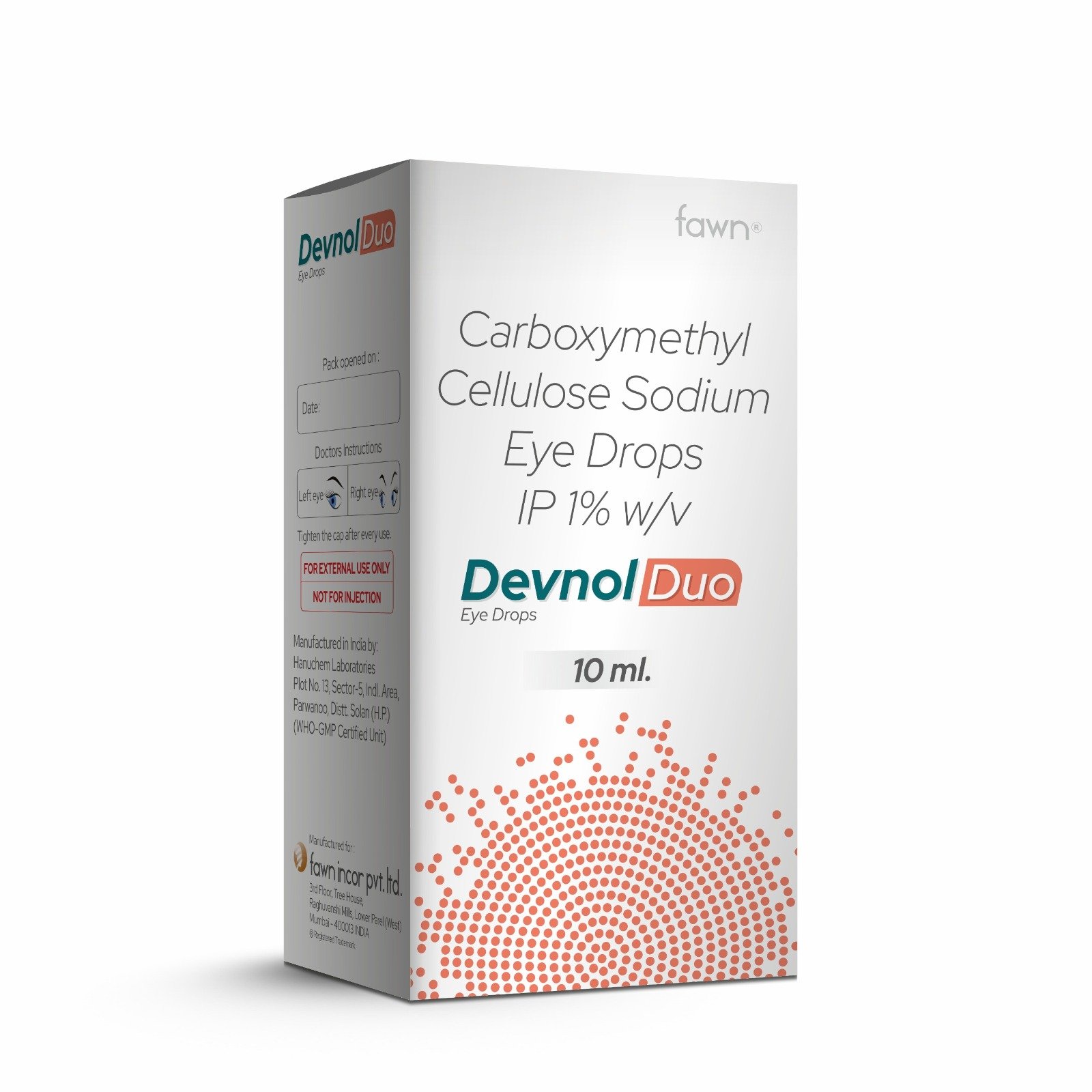 Carboxymethyl Cellulose Ophthalmic Solution IP - DEVNOL DUO Eye Drops