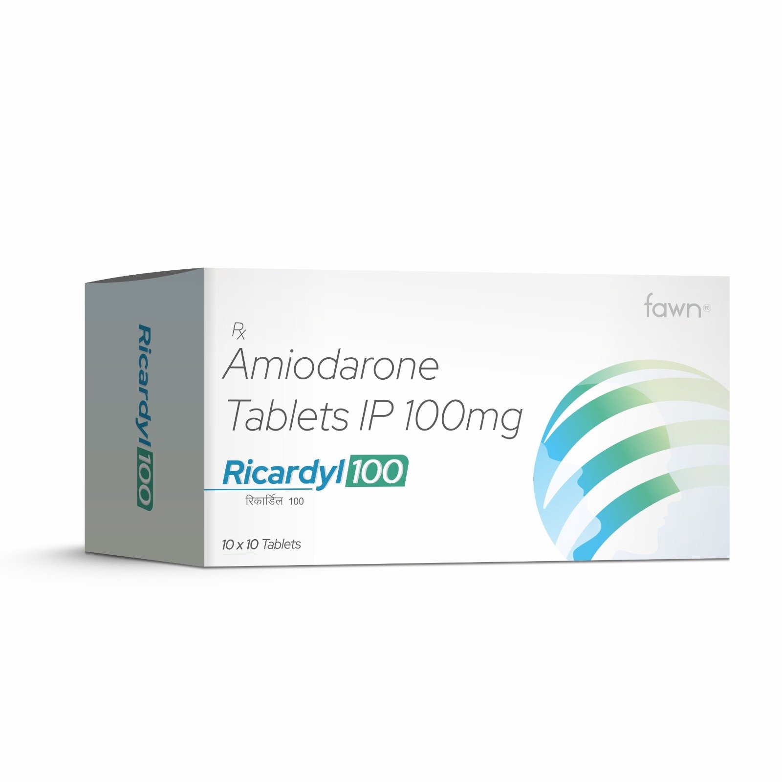 Amiodarone Tablets IP 100 Mg - RICARDYL 100 Tablets