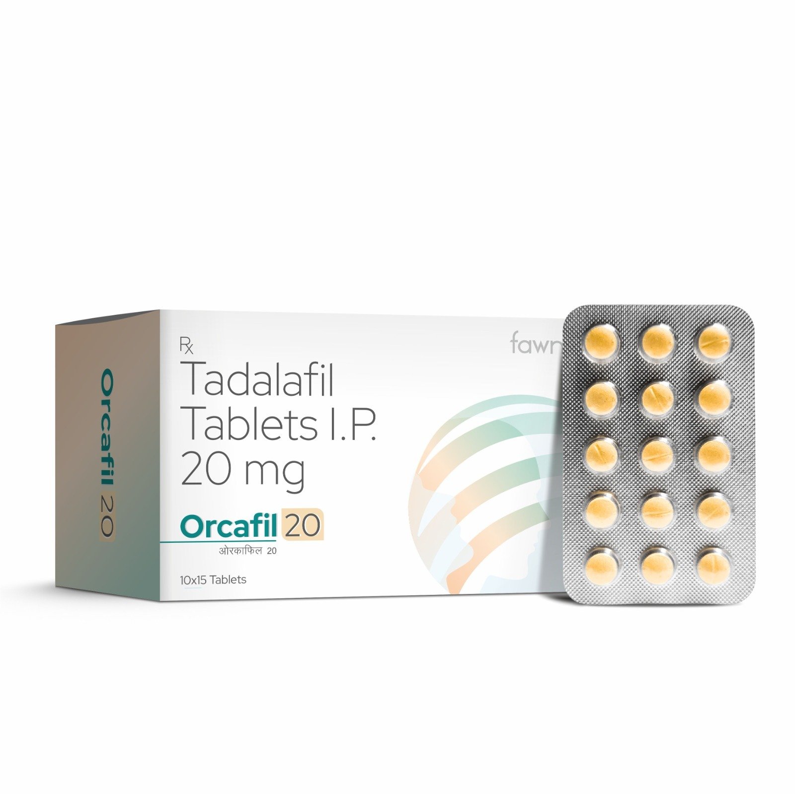 Tadalafil Tablets IP 20 Mg - ORCAFIL 20 Tablets