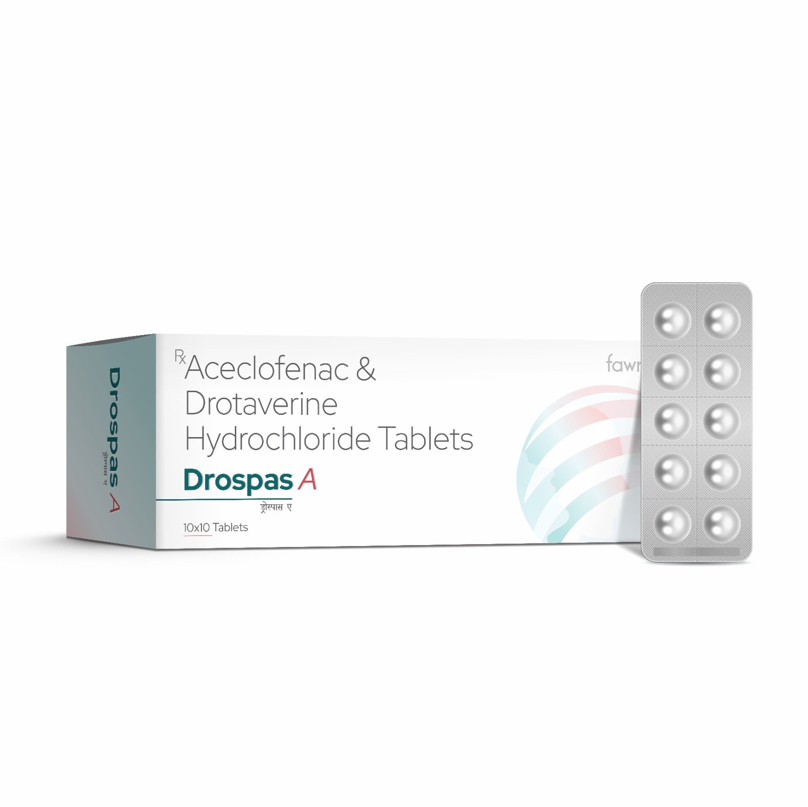 Aceclofenac & Drotaverine Hydrochloride Tablets - DROSPAS A Tablets