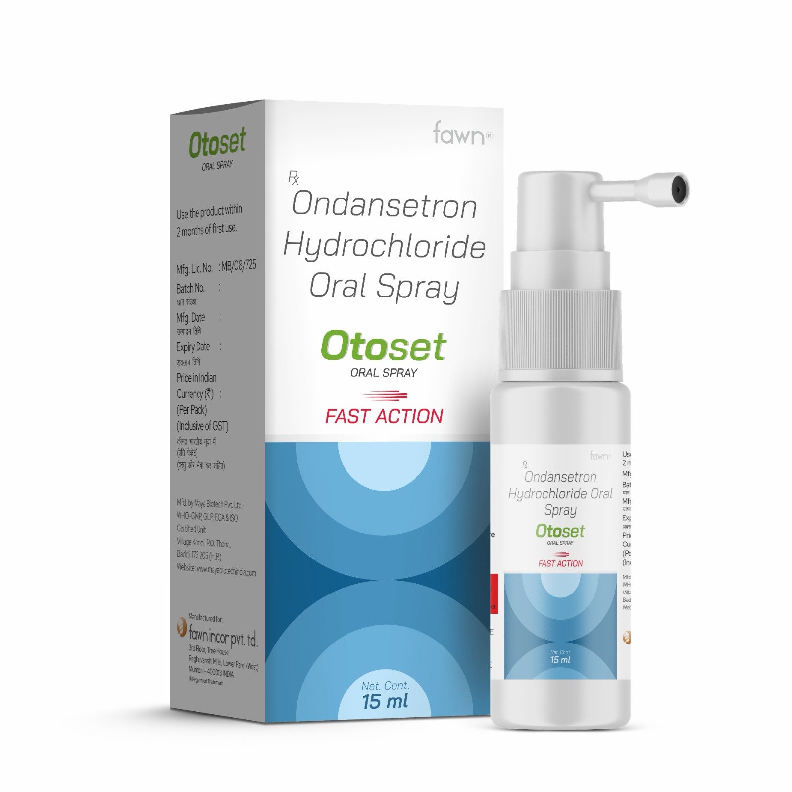 Ondansetron Hydrochloride Oral Spray - OTOSET Oral Spray