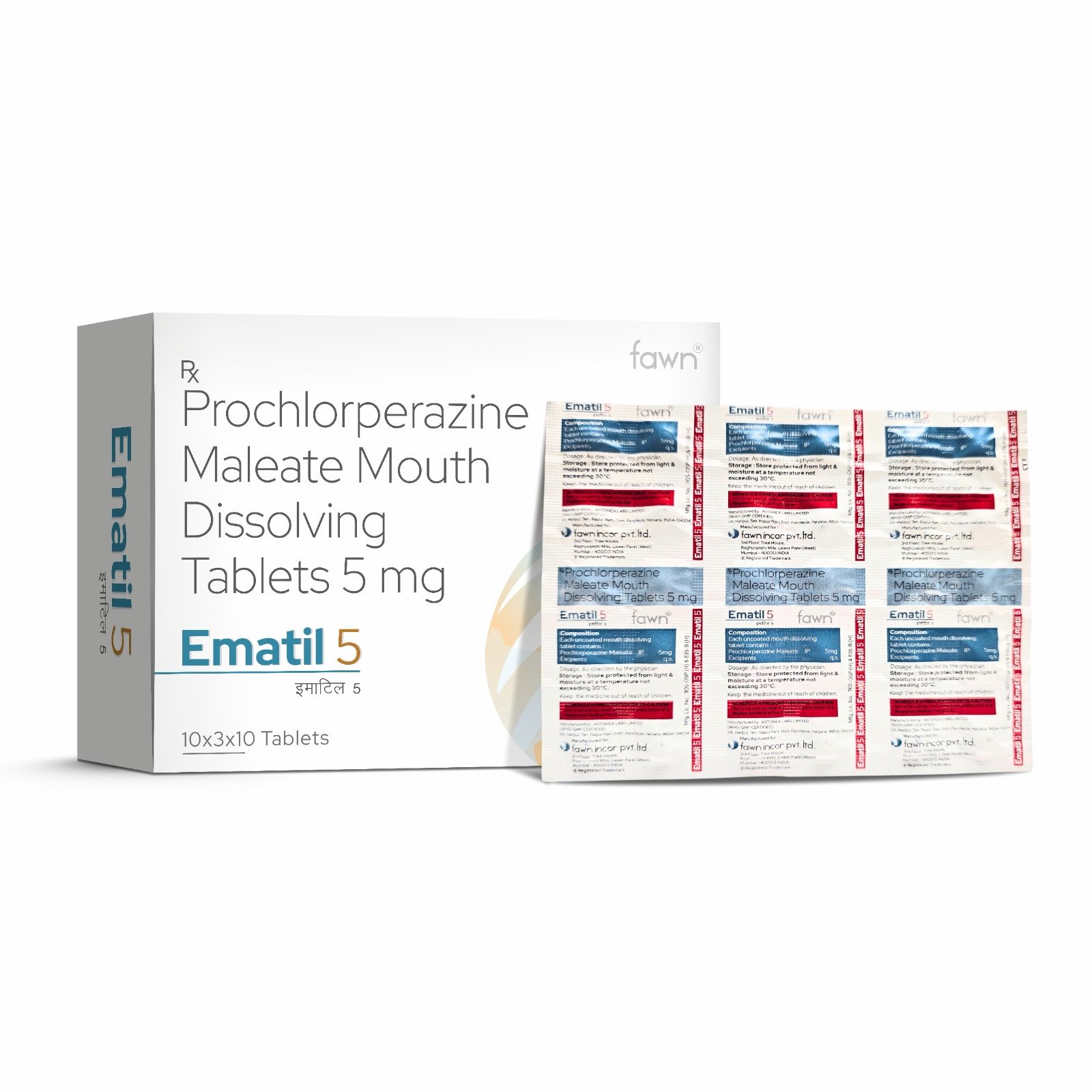 Prochlorperazine Maleate Mouth Dissolving Tablets 5 Mg - EMATIL 5