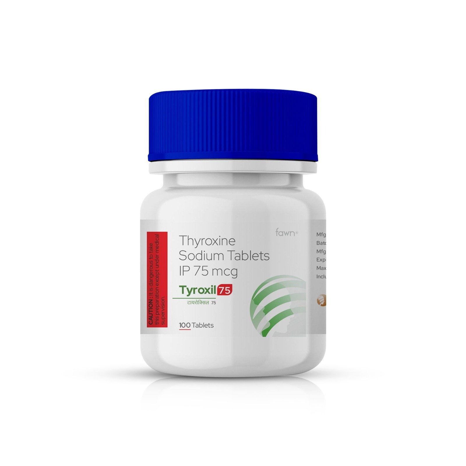 Thyroxine Sodium Tablets IP 75 MCG - TYROXIL 75