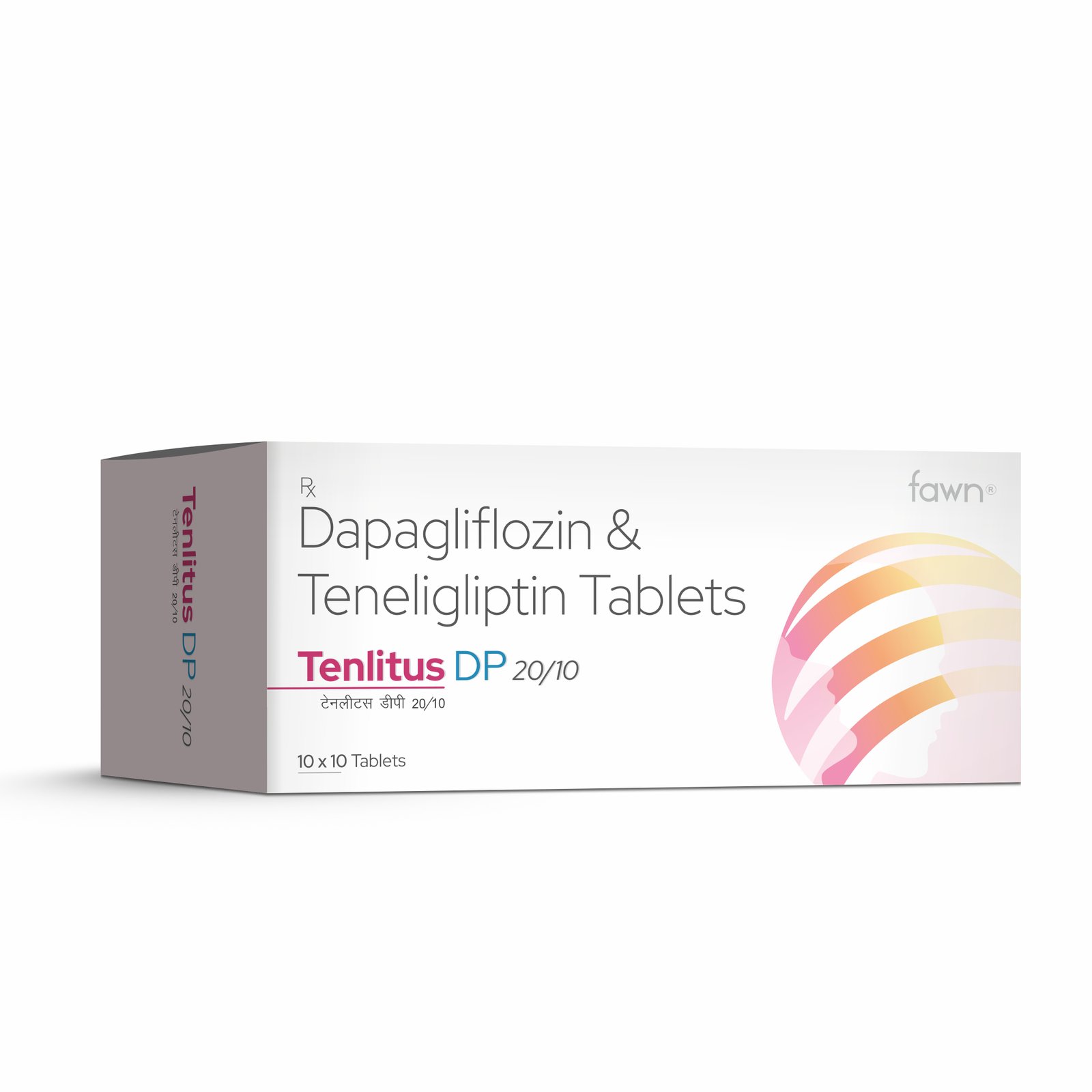 Dapagliflozin & Teneligliptin Tablets - TENLITUS DP 20/10