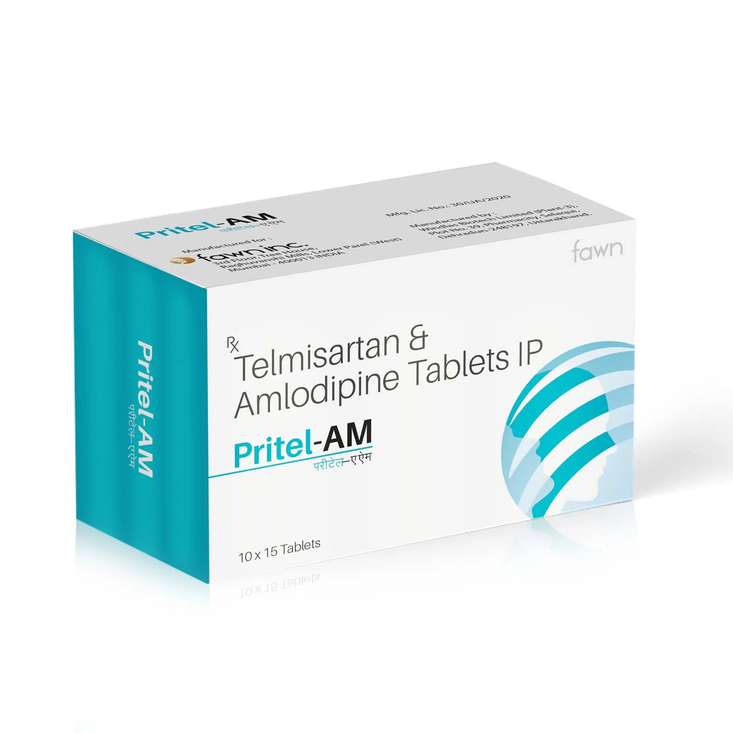 Telmisartan & Amlodipine Tablets IP - PRITEL AM