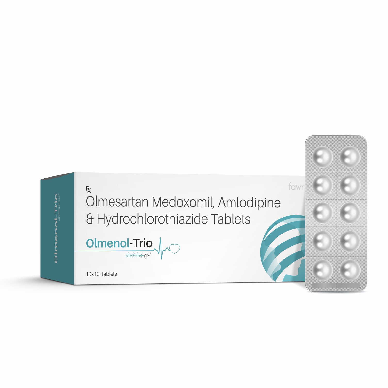 Olmesartan Medoxomil, Amlodipine & Hydrochlorothiazide Tablets - OLMENOL TRIO image 2