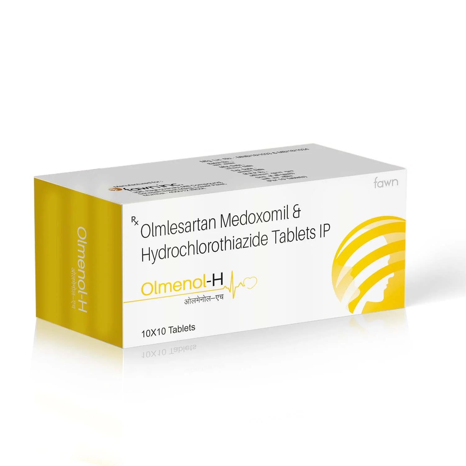 Olmesartan Medoxomil & Hydrochlorothiazide Tablets IP - OLMENOL H