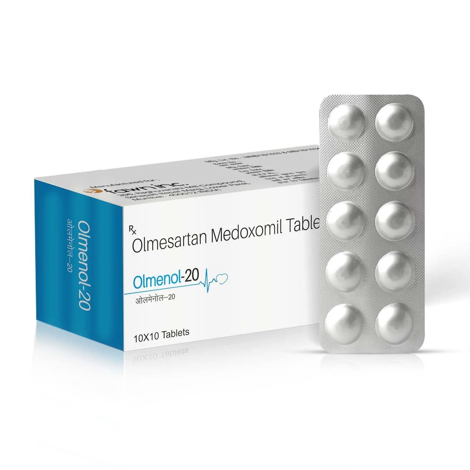 Olmesartan Medoxomil Tablets IP 20 Mg - OLMENOL 20