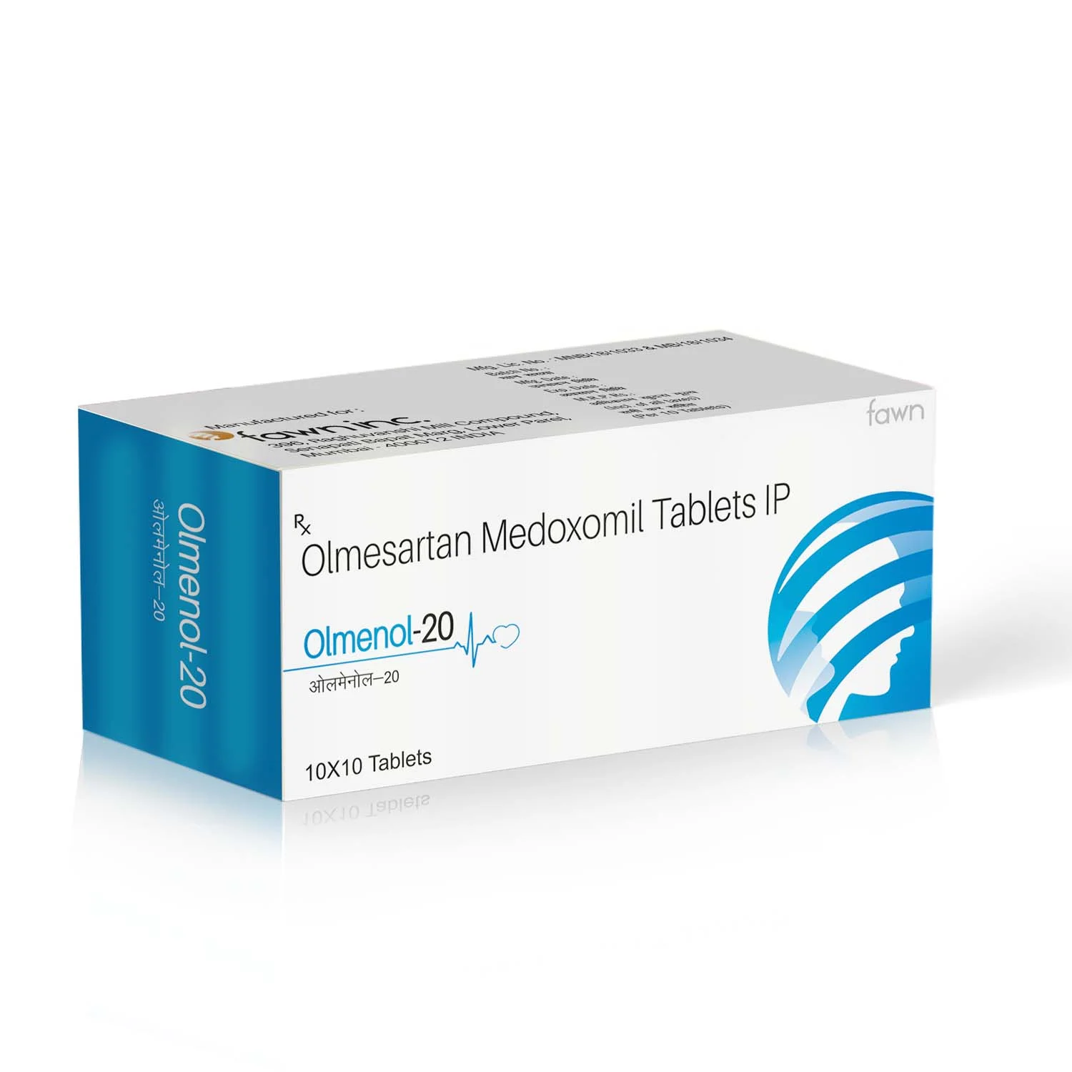 Olmesartan Medoxomil Tablets IP 20 Mg - OLMENOL 20
