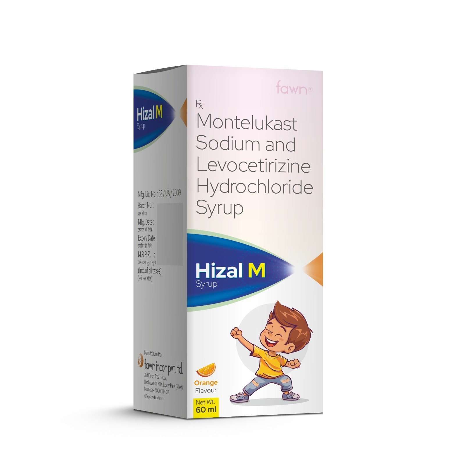 Montelukast Sodium & Levocetirizine Hydrochloride Syrup - HIZAL M Syrup