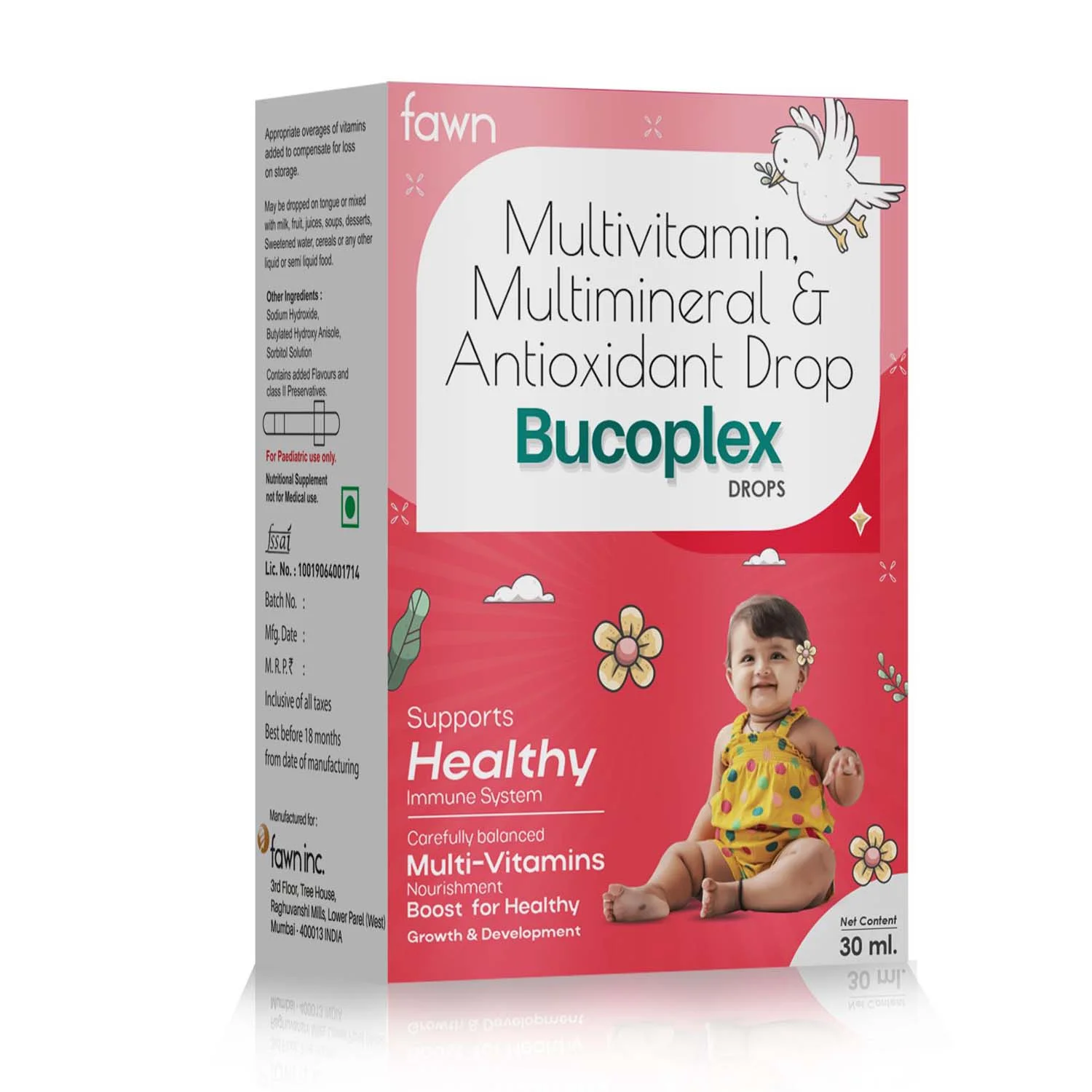 Multivitamin, Multimineral & Antioxidants Drop - BUCOPLEX