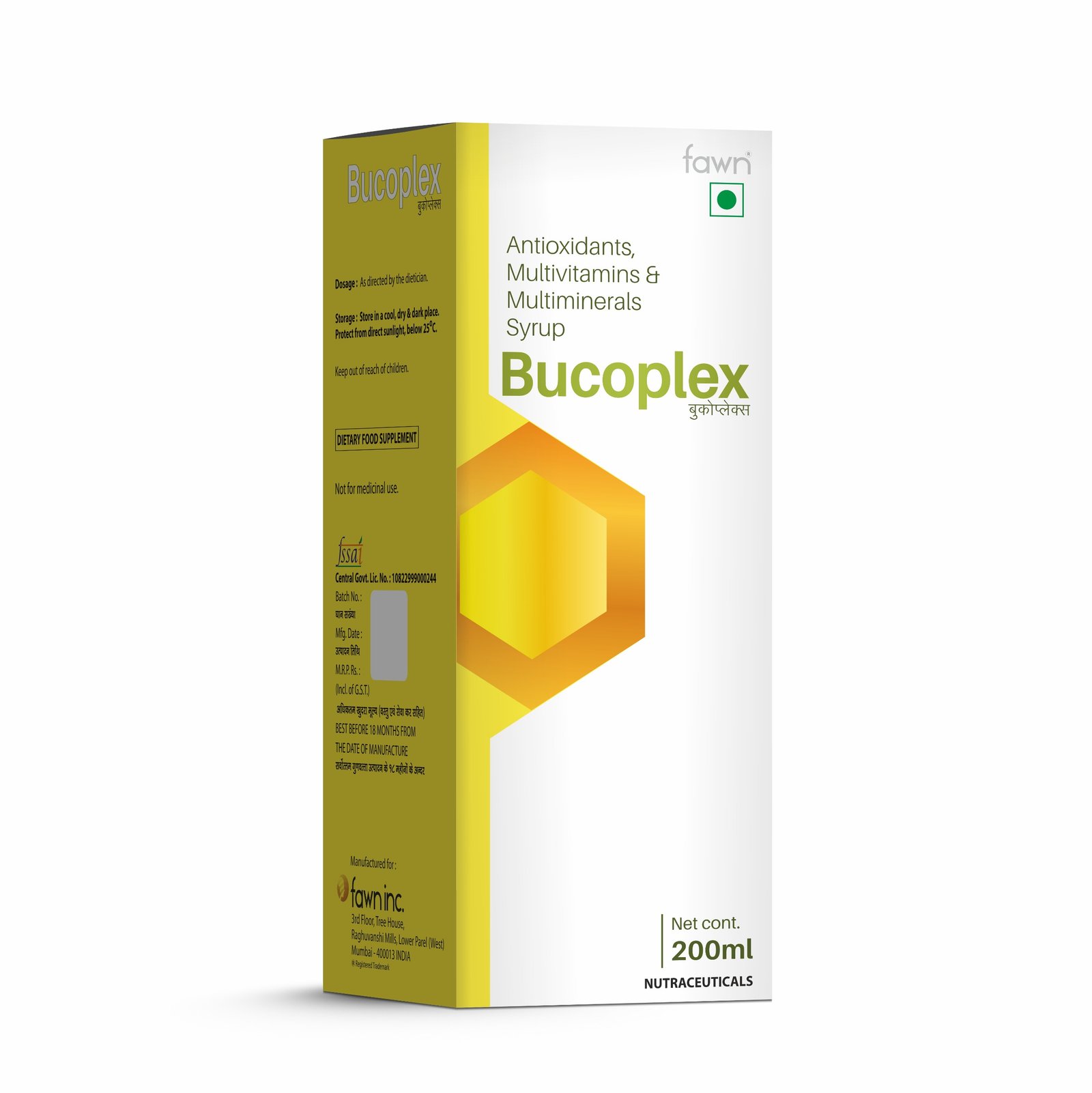 Antioxidant Multivitamin & Multimineral Syrup - BUCOPLEX