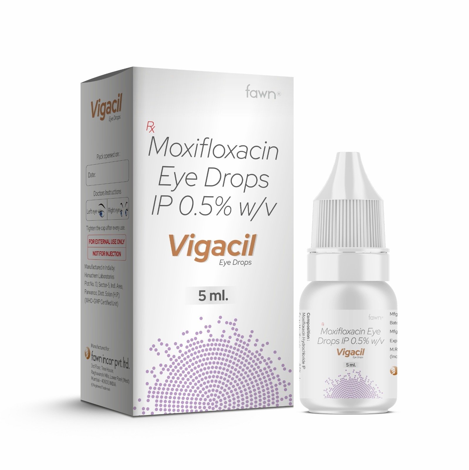 Moxifloxacin Eye Drops IP 0.5 - VIGACIL Eye Drop