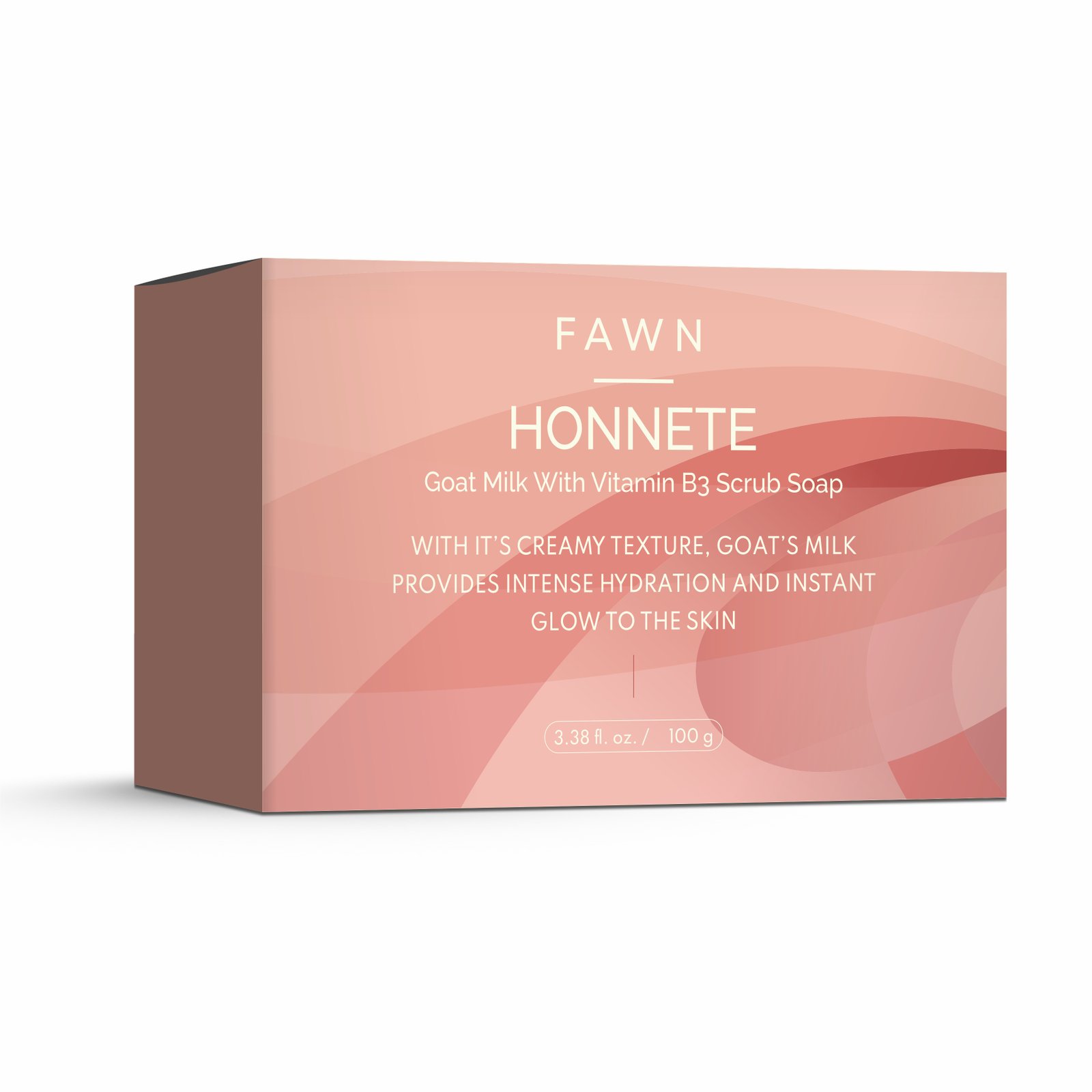 Goat Milk with Vitamin B3 Scrub Soap - HONNETE