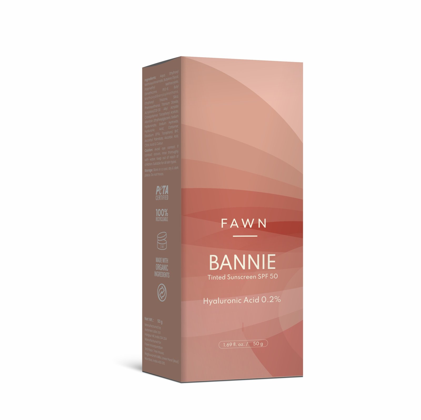 Hyaluronic Acid Tinted Sunscreen - BANNIE Sunscreen
