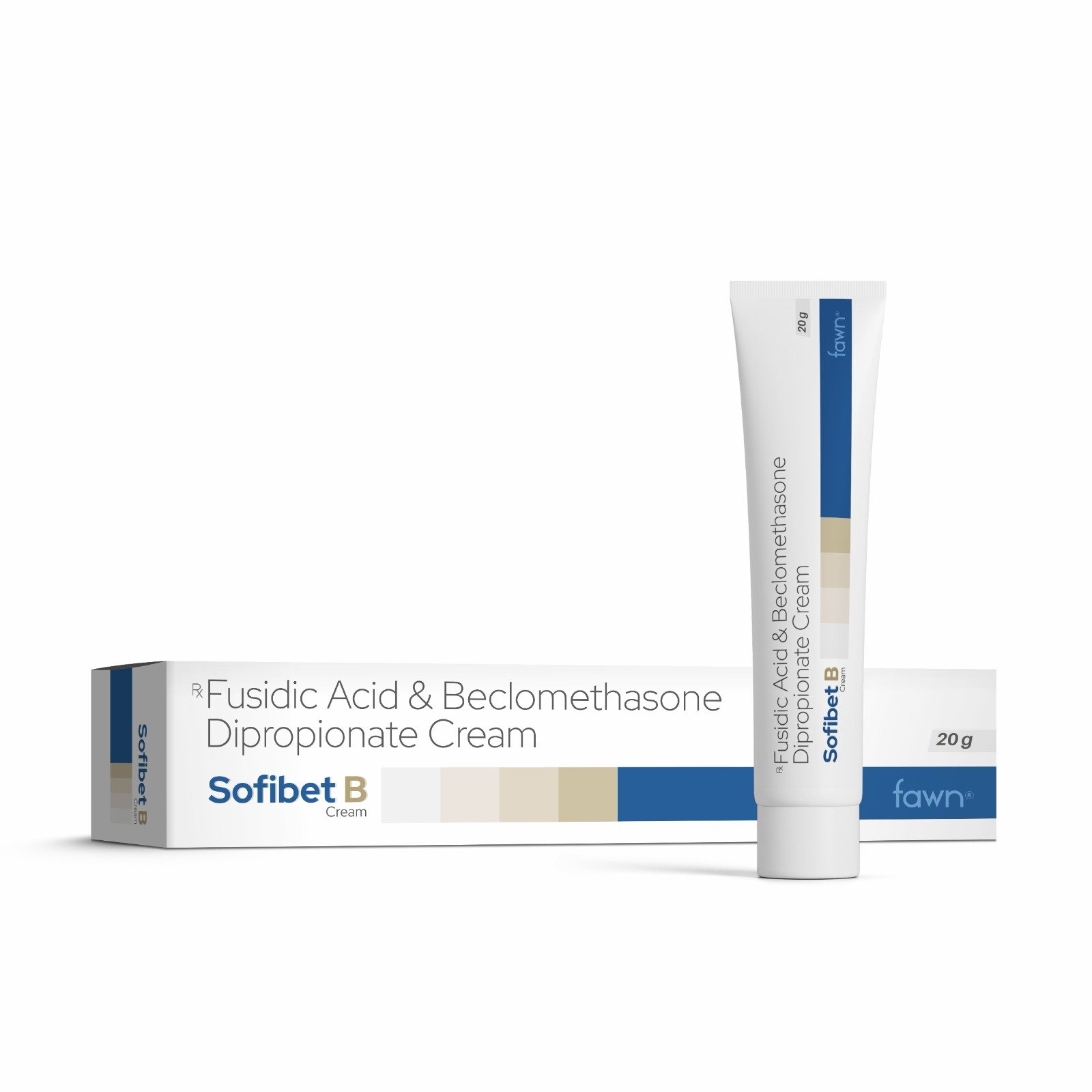 Fusidic Acid & Beclomethasone Dipropionate Cream - SOFIBET B