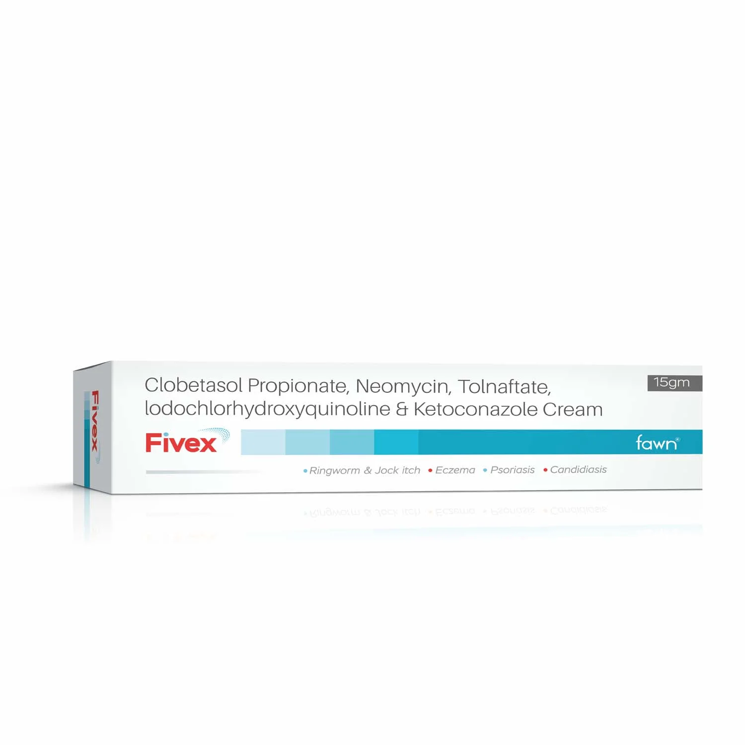 Clobetasol Propionate, Neomycin, Tolnaftate, Iodochlorhydroxyquinoline & Ketoconazole Cream - FIVEX