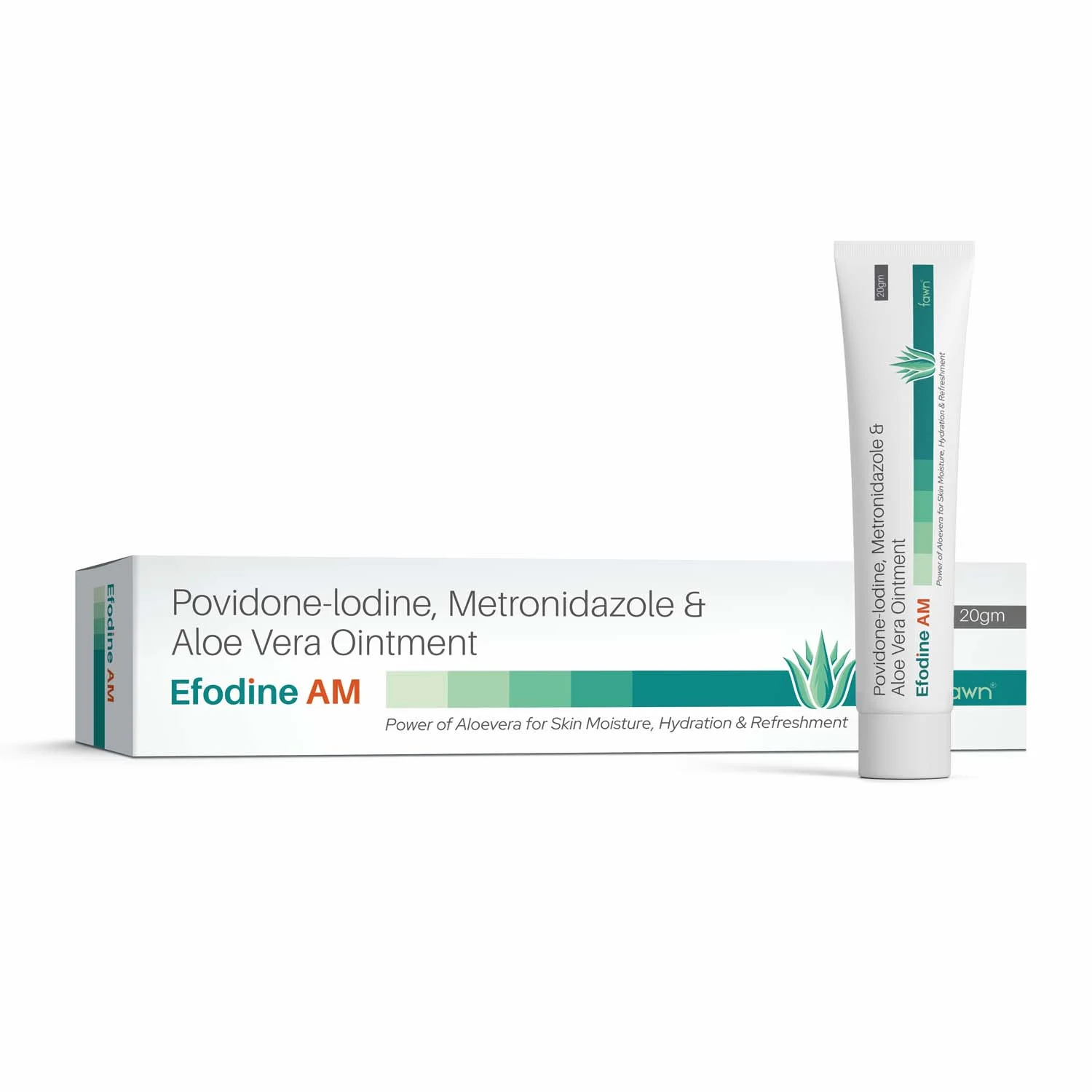 Povidone-lodine, Metronidazole & Aloe Vera Ointment - EFODINE AM