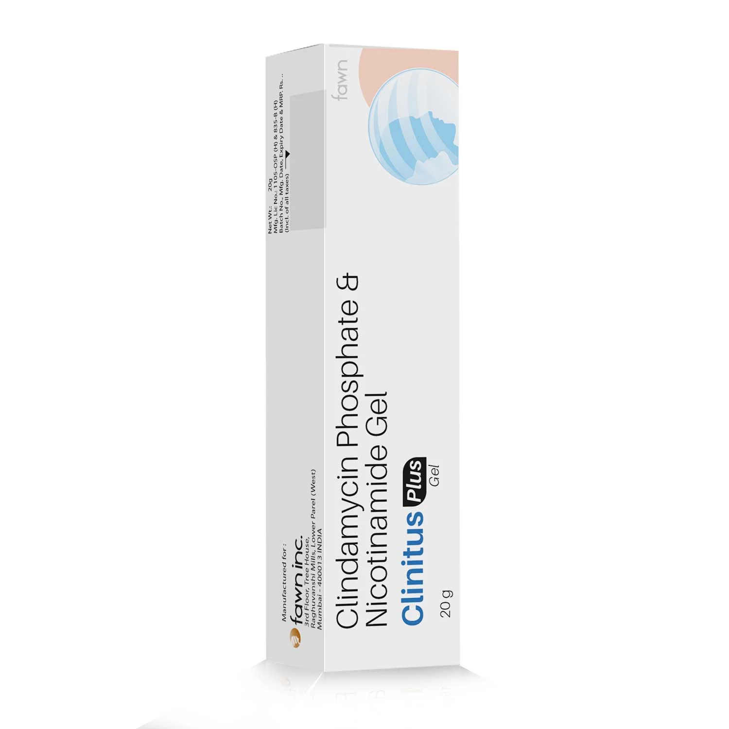 Clindamycin Phosphate & Nicotinamide Gel - CLINITUS PLUS