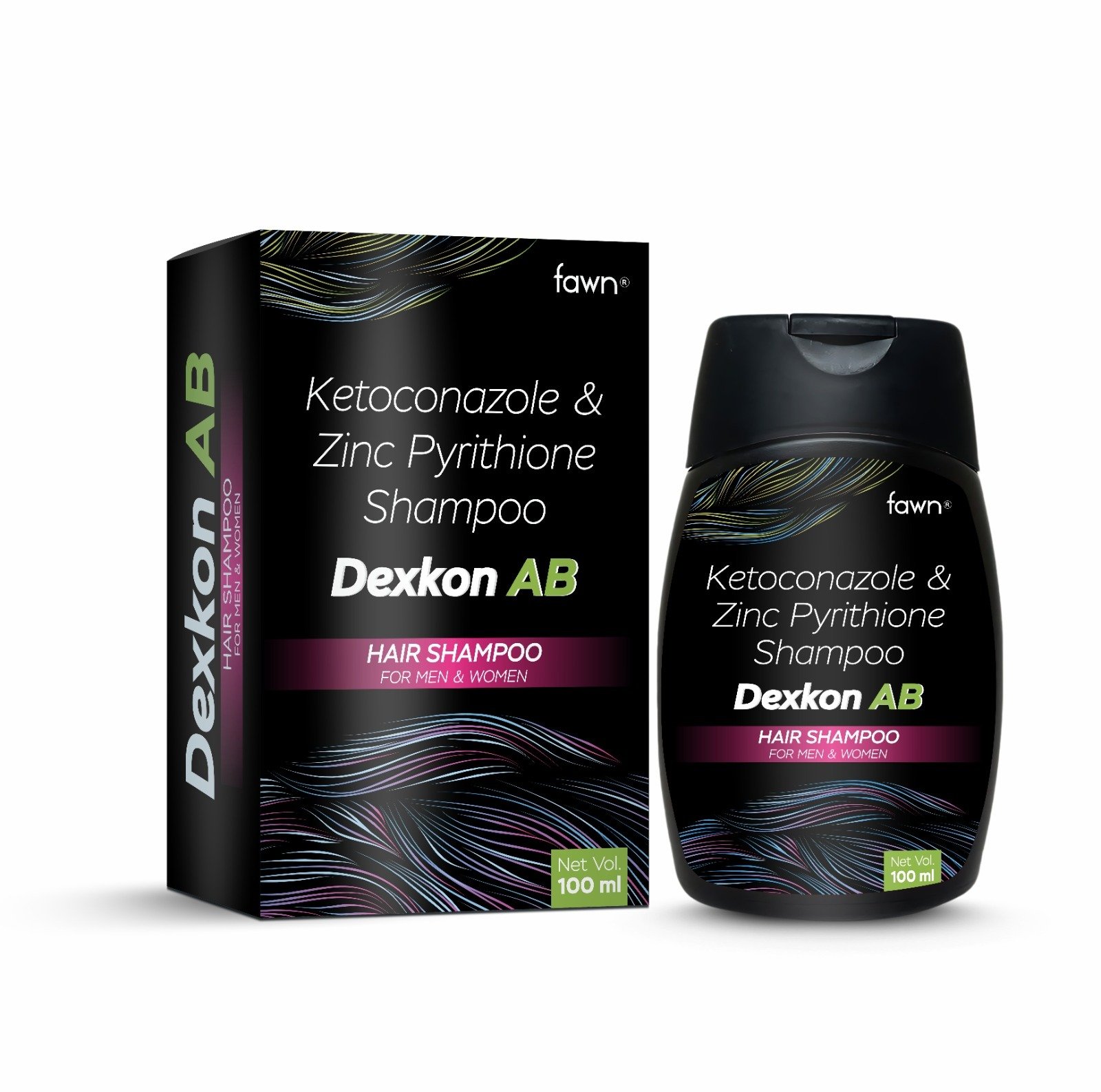 Ketoconazole & Zinc Pyrithione Shampoo - DEXKON AB Shampoo image 2
