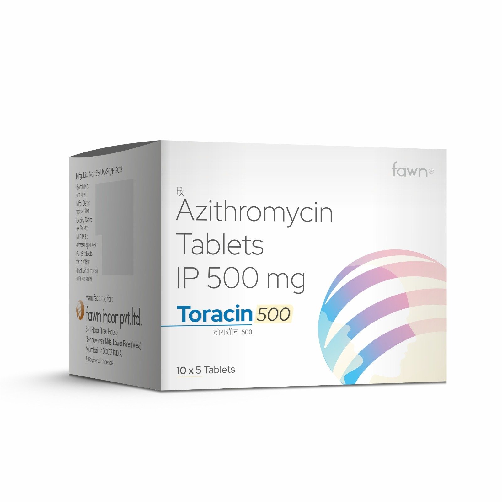Azithromycin Tablets IP 500 Mg - TORACIN 500