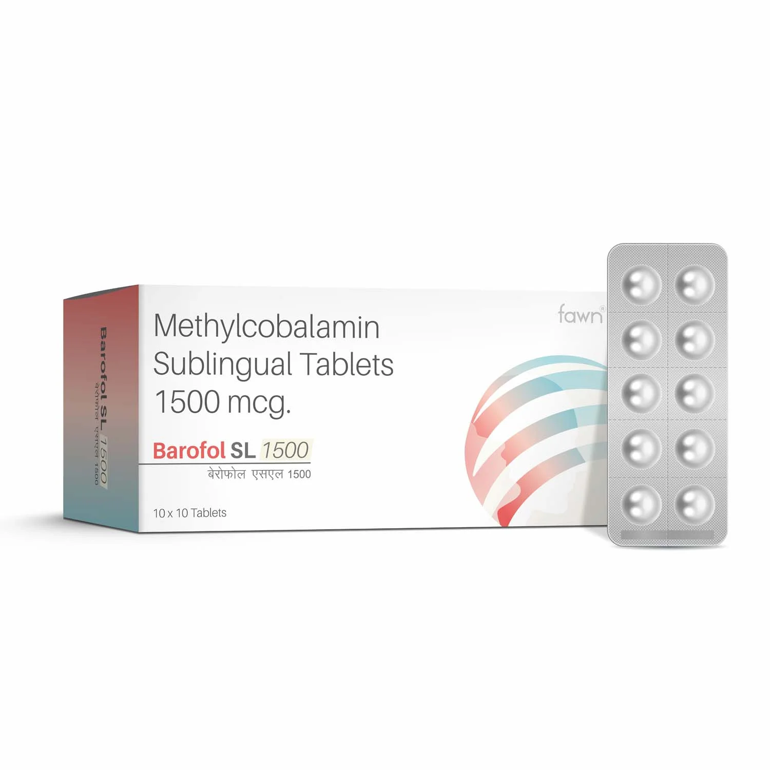 Methylcobalamin Sublingual Tablets 1500 mcg - BAROFOL SL 1500