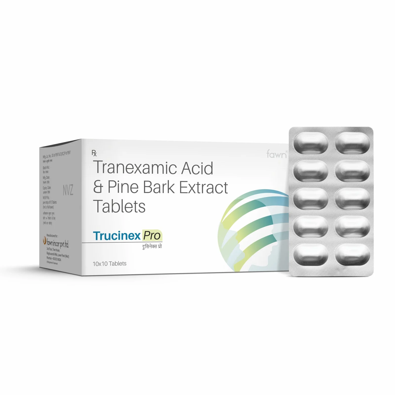 Tranexamic Acid & Pine Bark Extract Tablets - TRUCINEX PRO