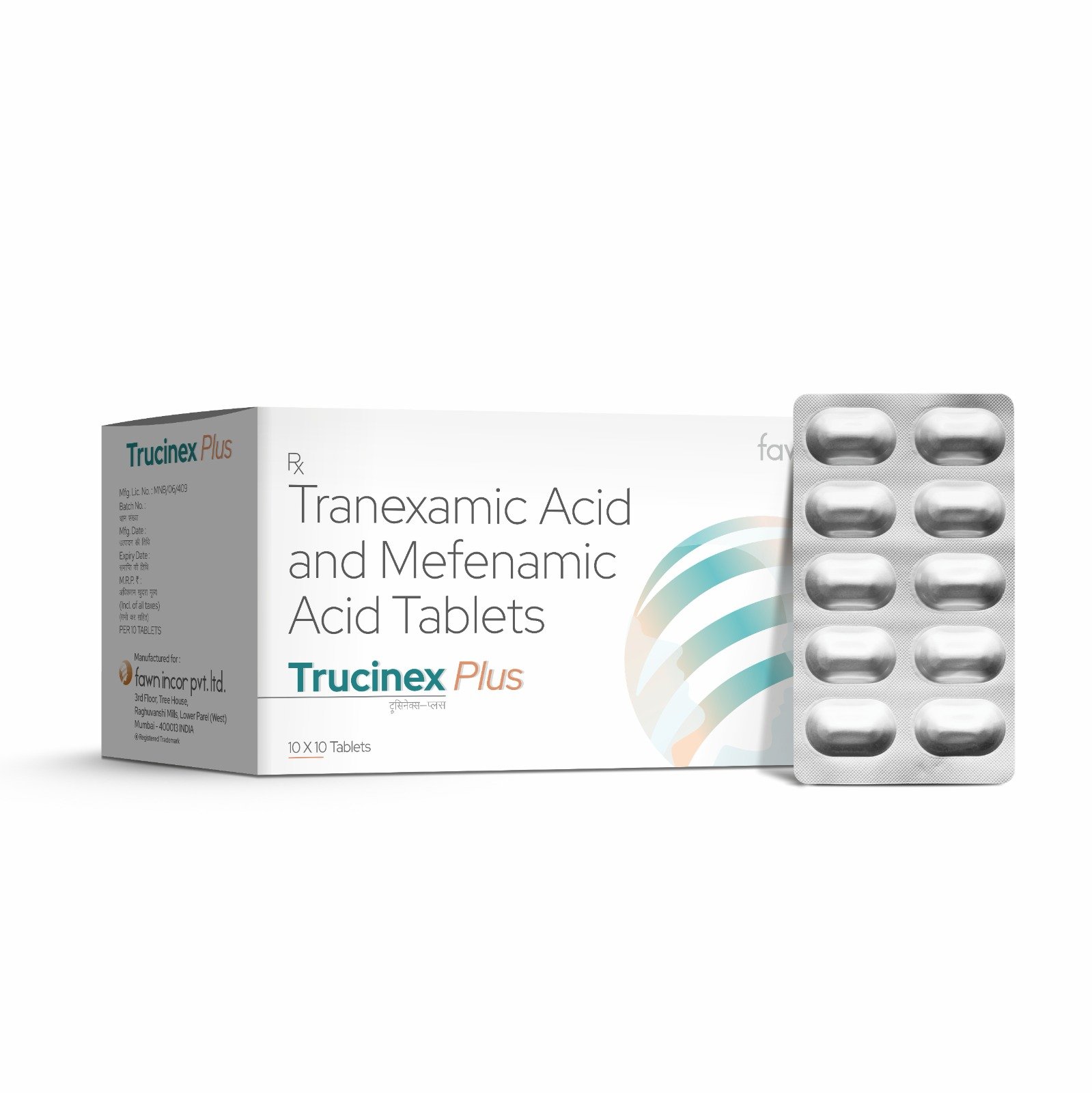 Tranexamic Acid & Mefenamic Acid Tablets - TRUCINEX PLUS