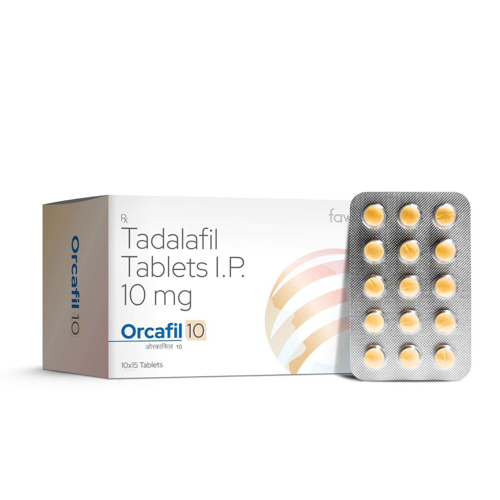 Tadalafil Tablets IP 10 Mg - ORCAFIL 10 Tablets