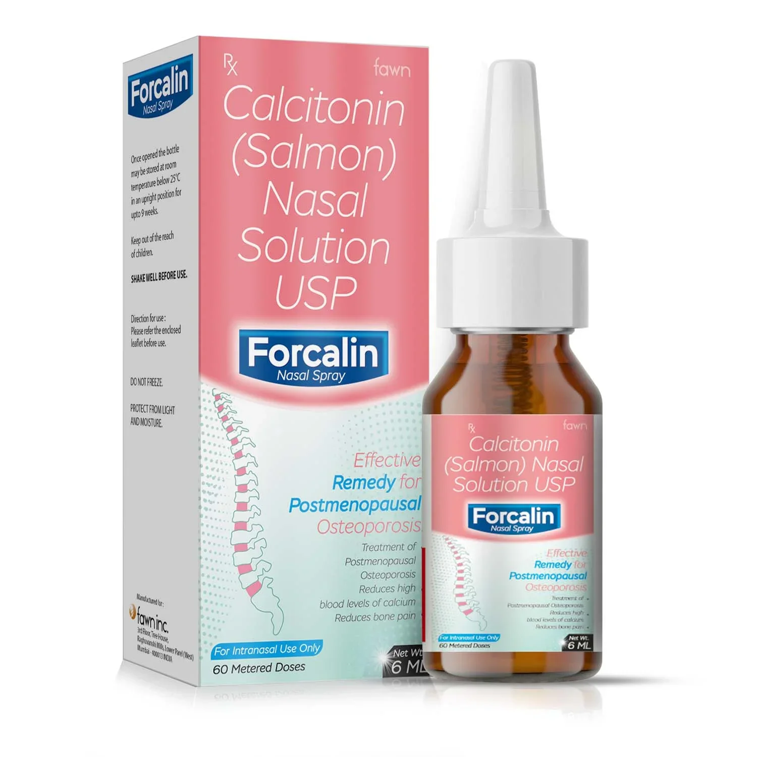 Calcitonin Salmon Nasal Solution USP - FORCALIN