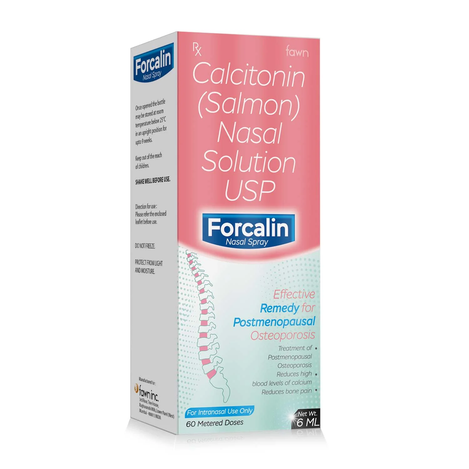 Calcitonin Salmon Nasal Solution USP - FORCALIN