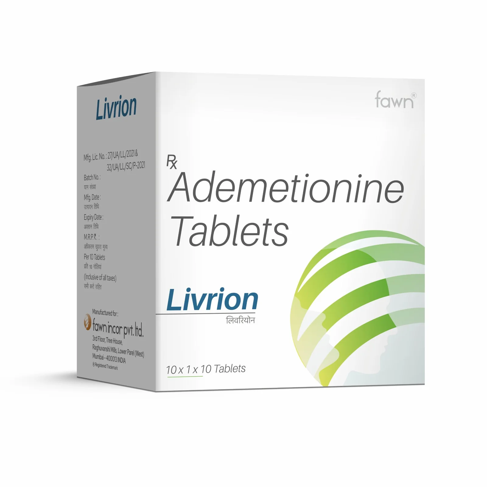 Ademetionine Tablets 400 Mg - LIVRION