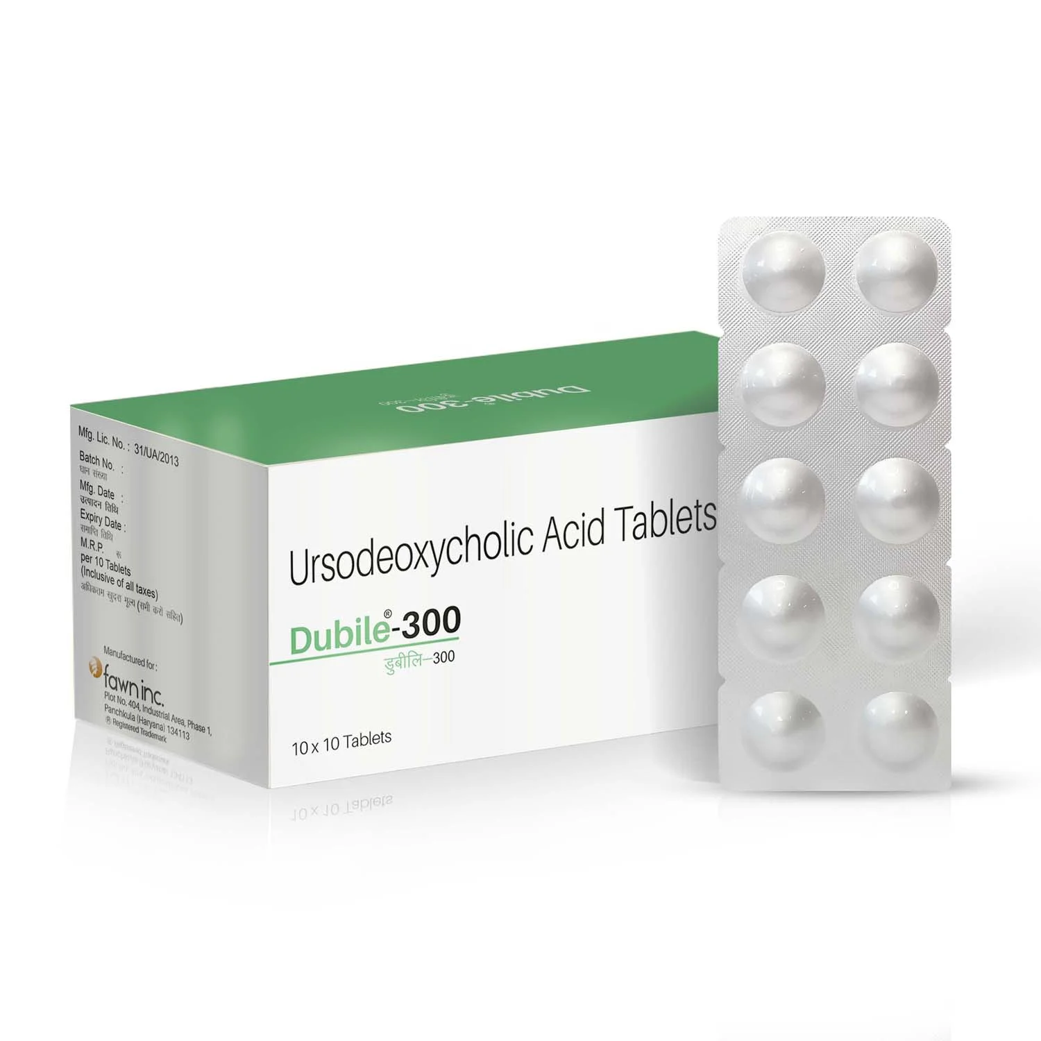 Ursodeoxycholic Acid Tablet IP 300 Mg - DUBILE 300