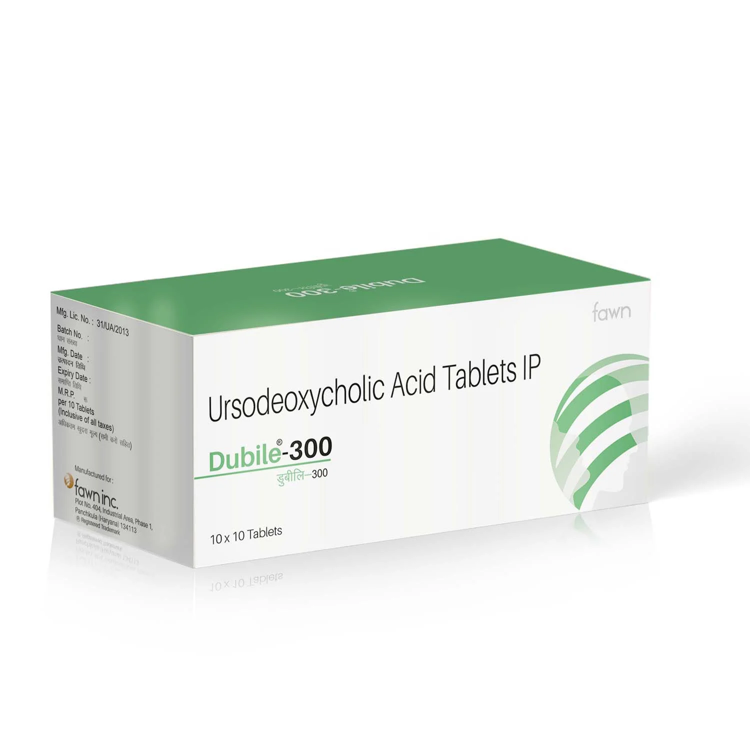 Ursodeoxycholic Acid Tablet IP 300 Mg - DUBILE 300